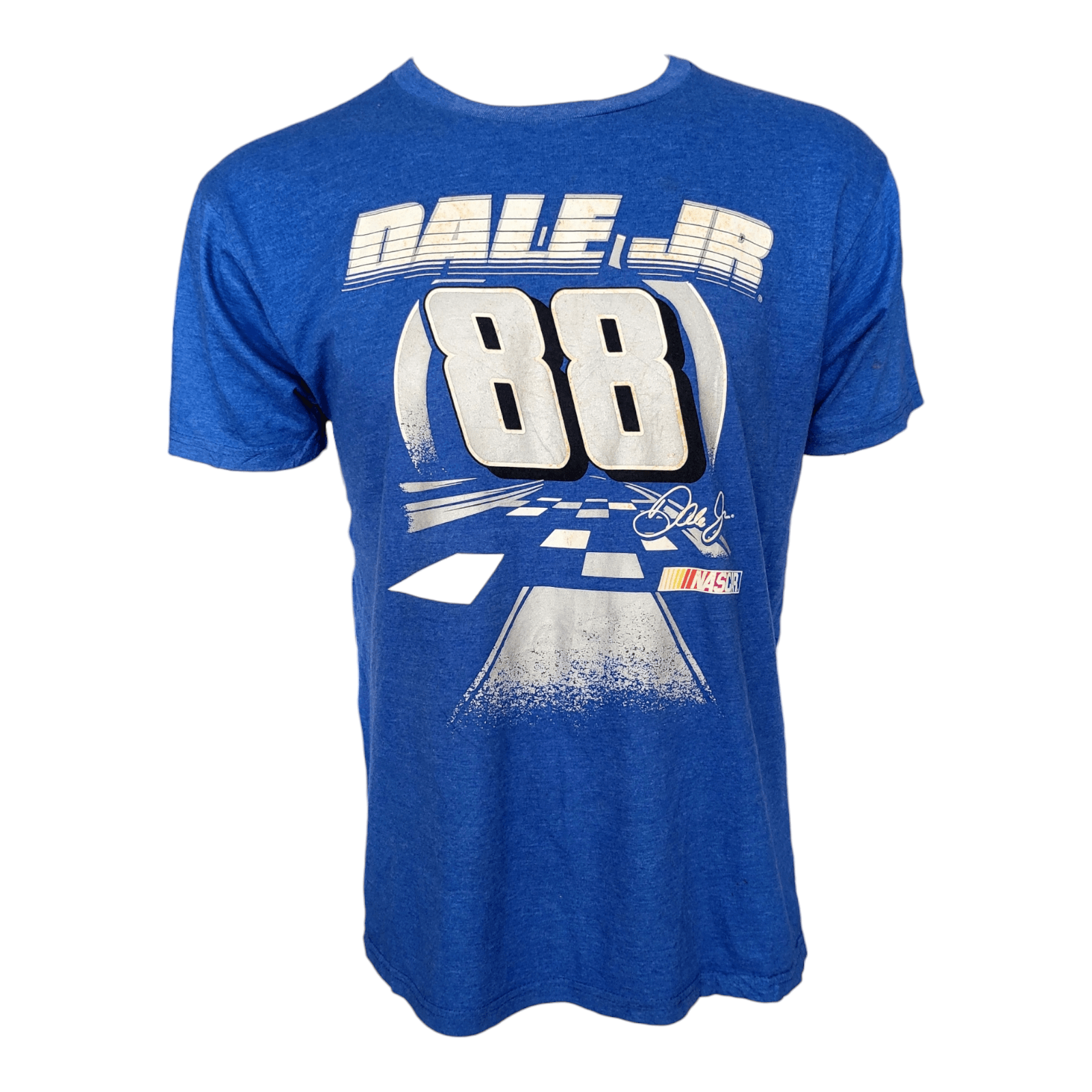 Dale Earnhardt Jr. No. 88 NASCAR T-Shirt Blue Large (L) - Racing Graphic Tee