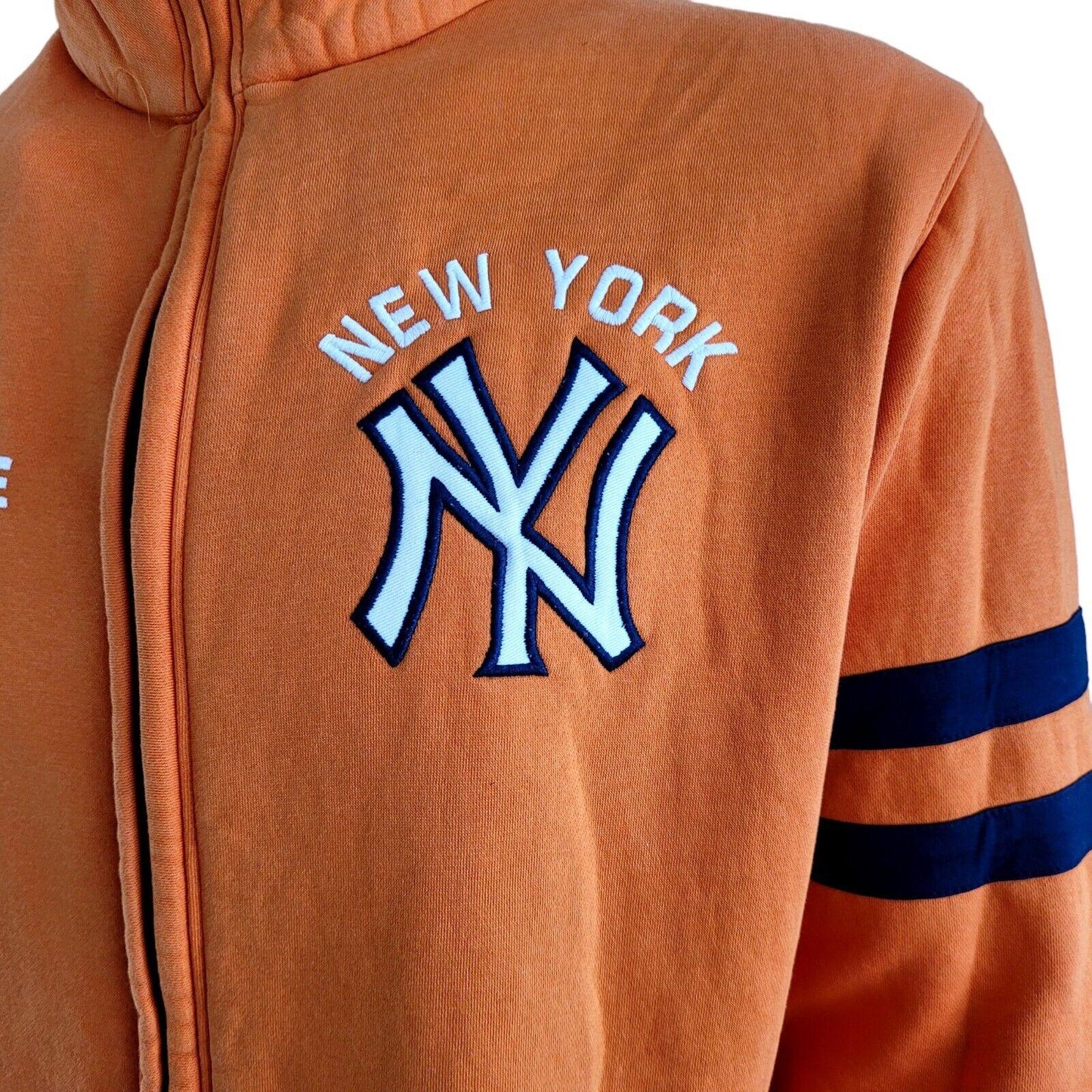 Nike New York Yankees Hoodie Sweatshirt - Orange XXL, Used-USASTARFASHION