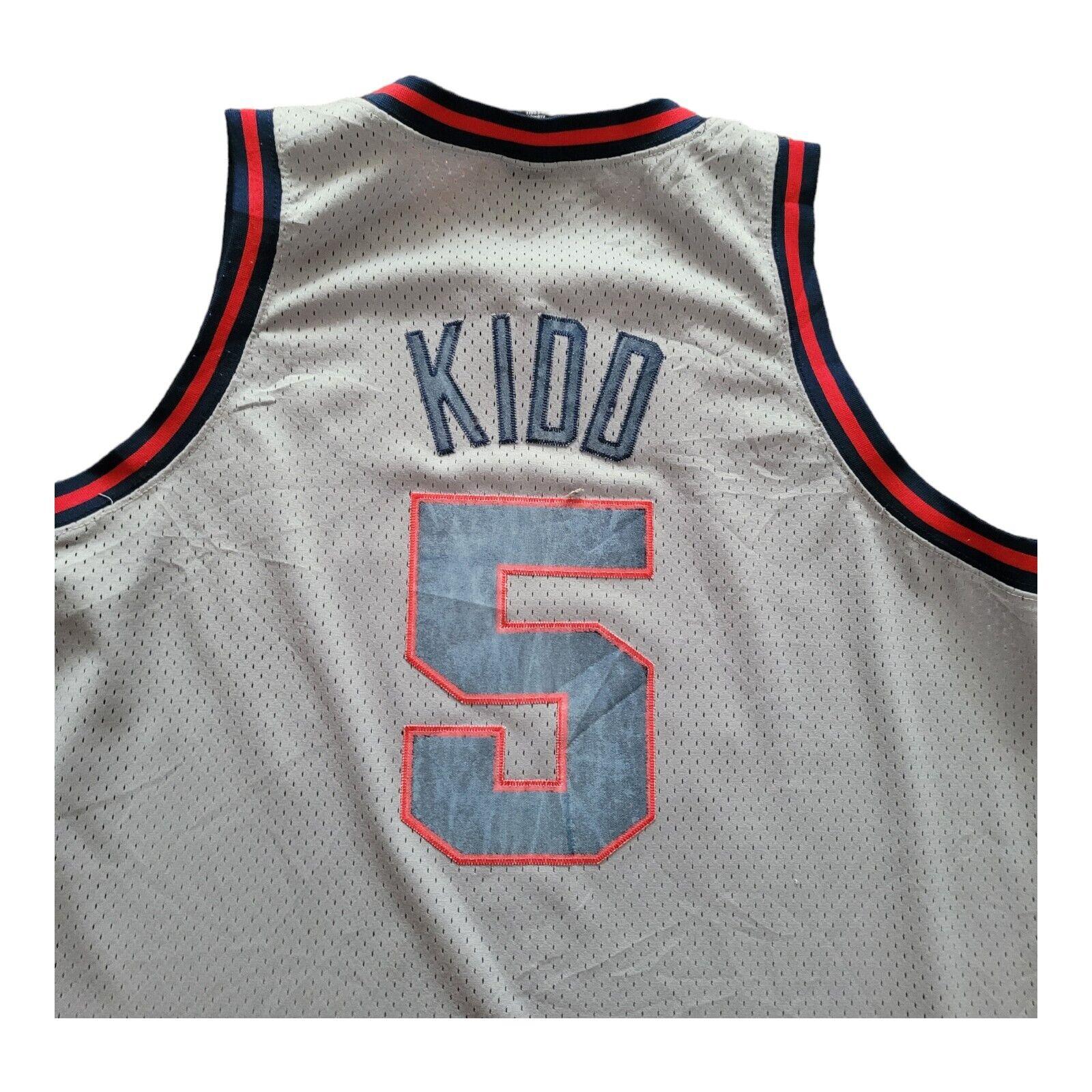 NIKE NBA Rewind #5 Jason Kidd Nets XL Swingman Jersey-USASTARFASHION