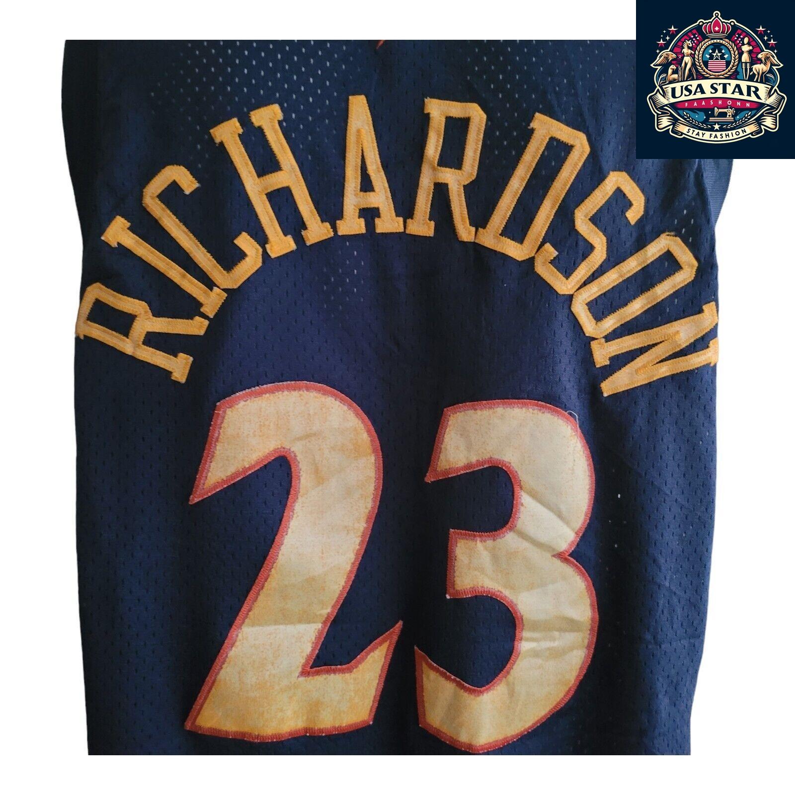 90's Jason Richardson #23 Golden State Warriors Nike Jersey XL - Vintage Sports Apparel in Navy - USASTARFASHION