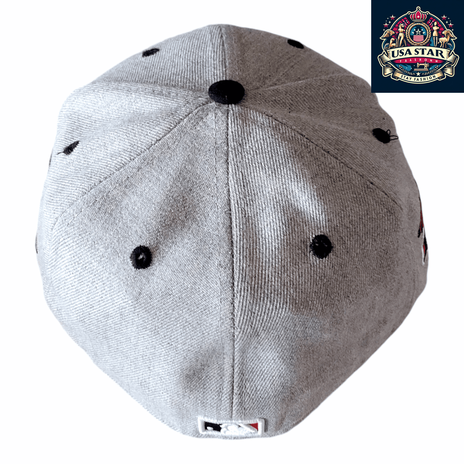 Boston Red Sox Fitted Cap 59FIFTY - Grey/Black, Size 7 1/4 (57.7cm), Premium Comfort & Style - USASTARFASHION