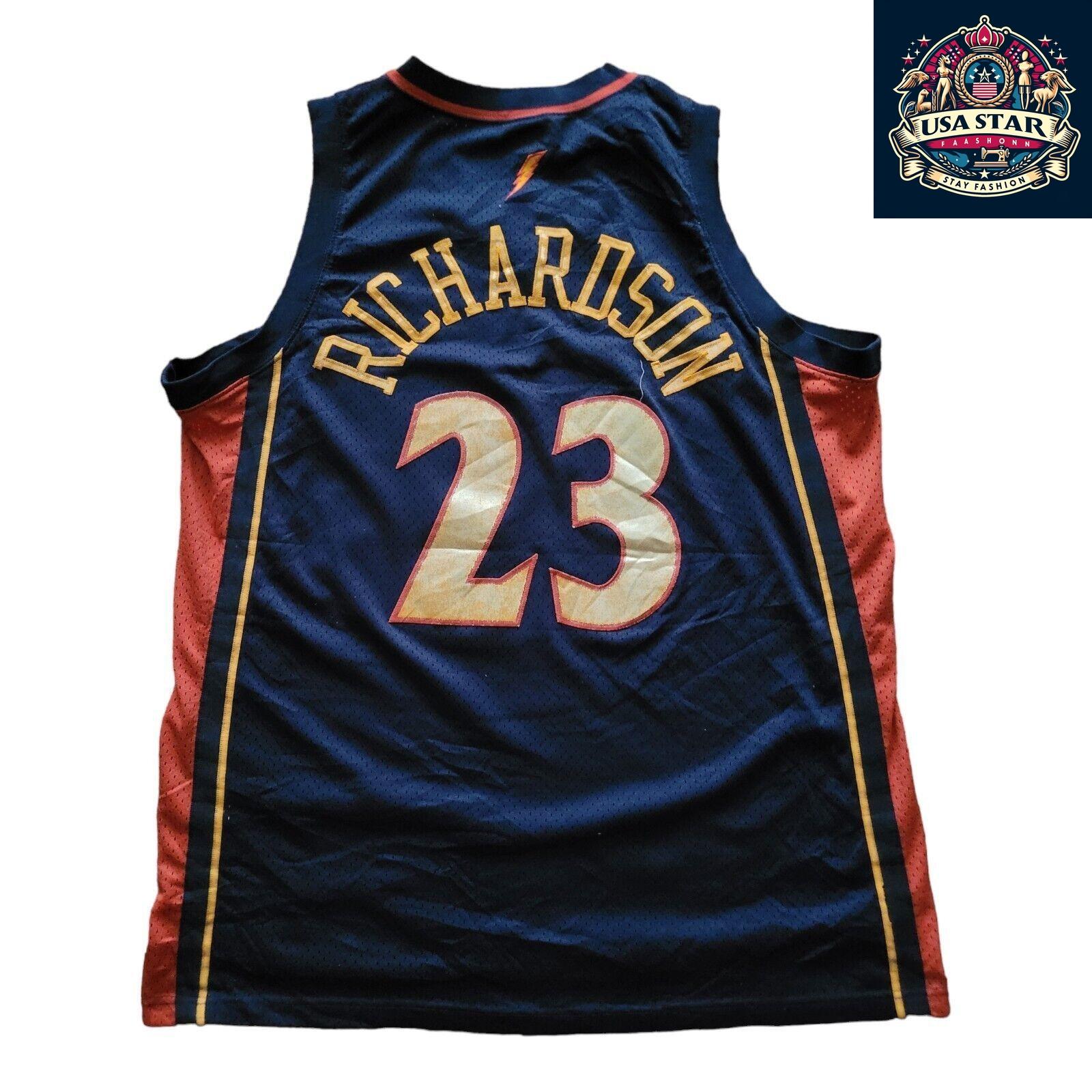 90's Jason Richardson #23 Golden State Warriors Nike Jersey XL - Vintage Sports Apparel in Navy - USASTARFASHION