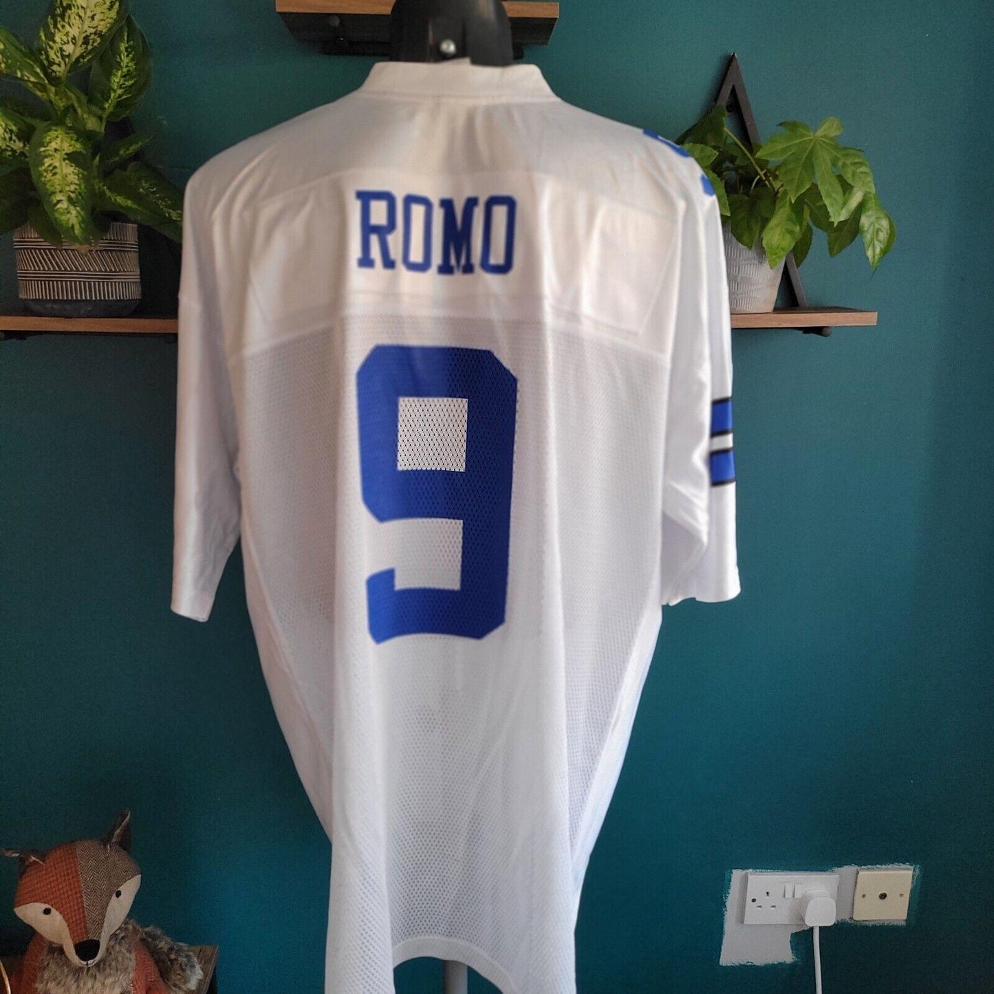 NFL Reebok Romo#9 Size 2XL Authentic Vintage Football Jersey-USASTARFASHION