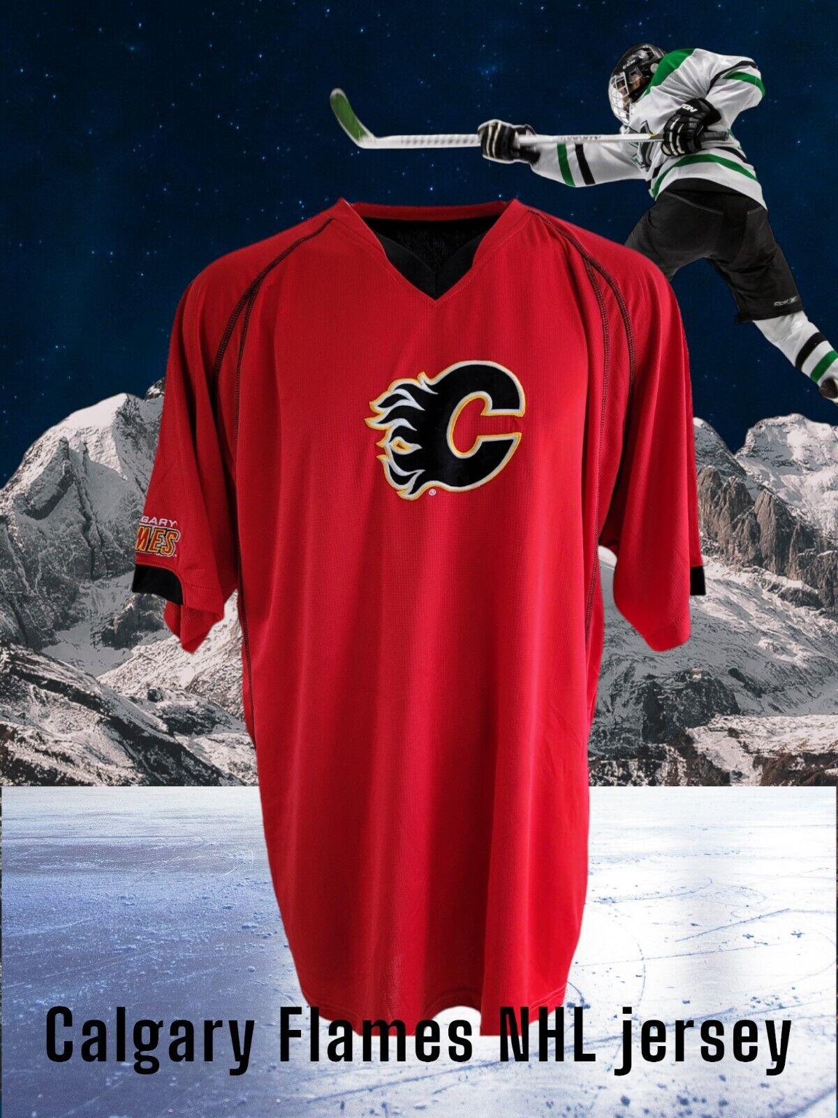 Calgary Flames NHL Jersey Size 3XLT - Premium Red Hockey Apparel-USASTARFASHION