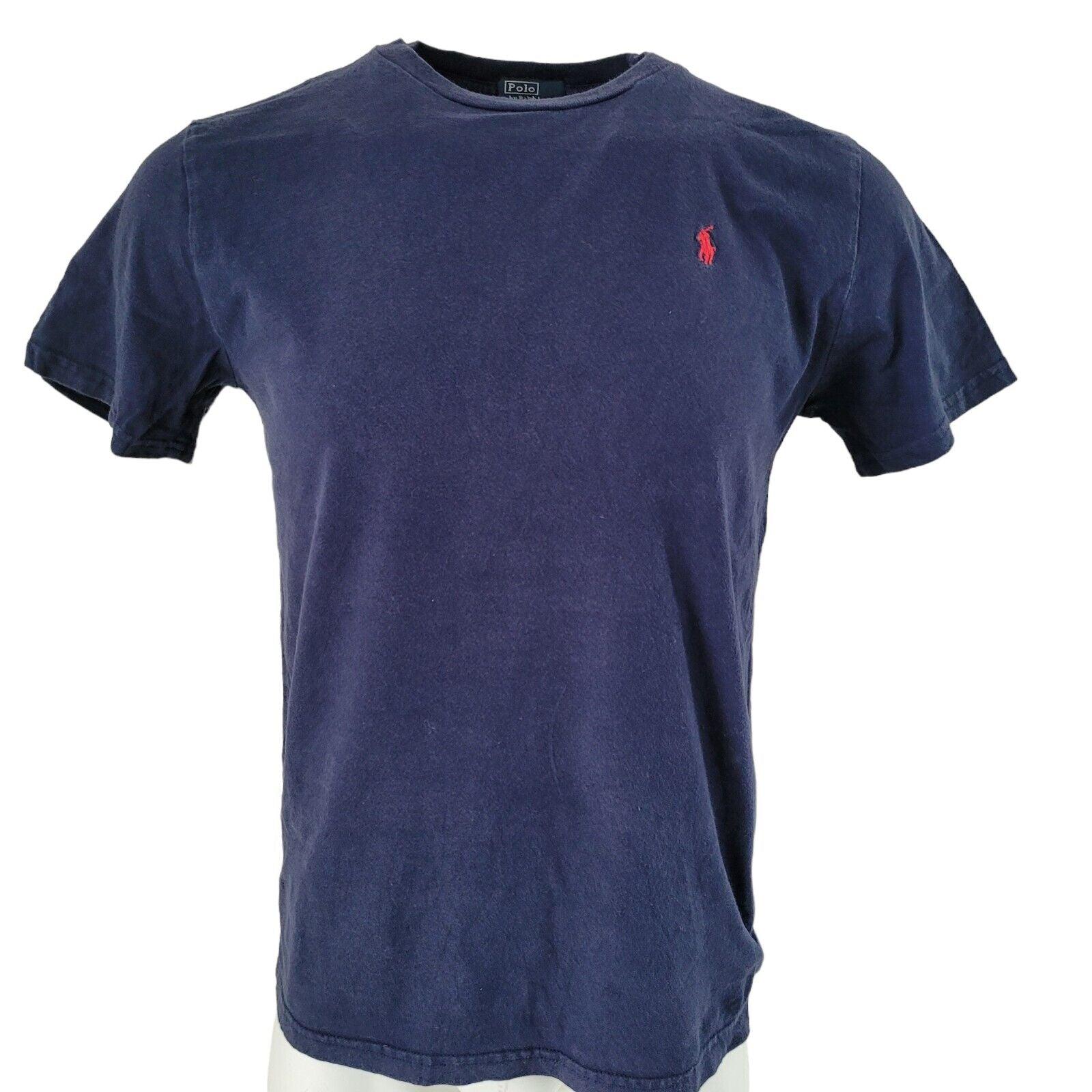 Polo Ralph Lauren Navy Blue Round Neck T-Shirt for Youth XL (18-20) & Adult Small-USASTARFASHION