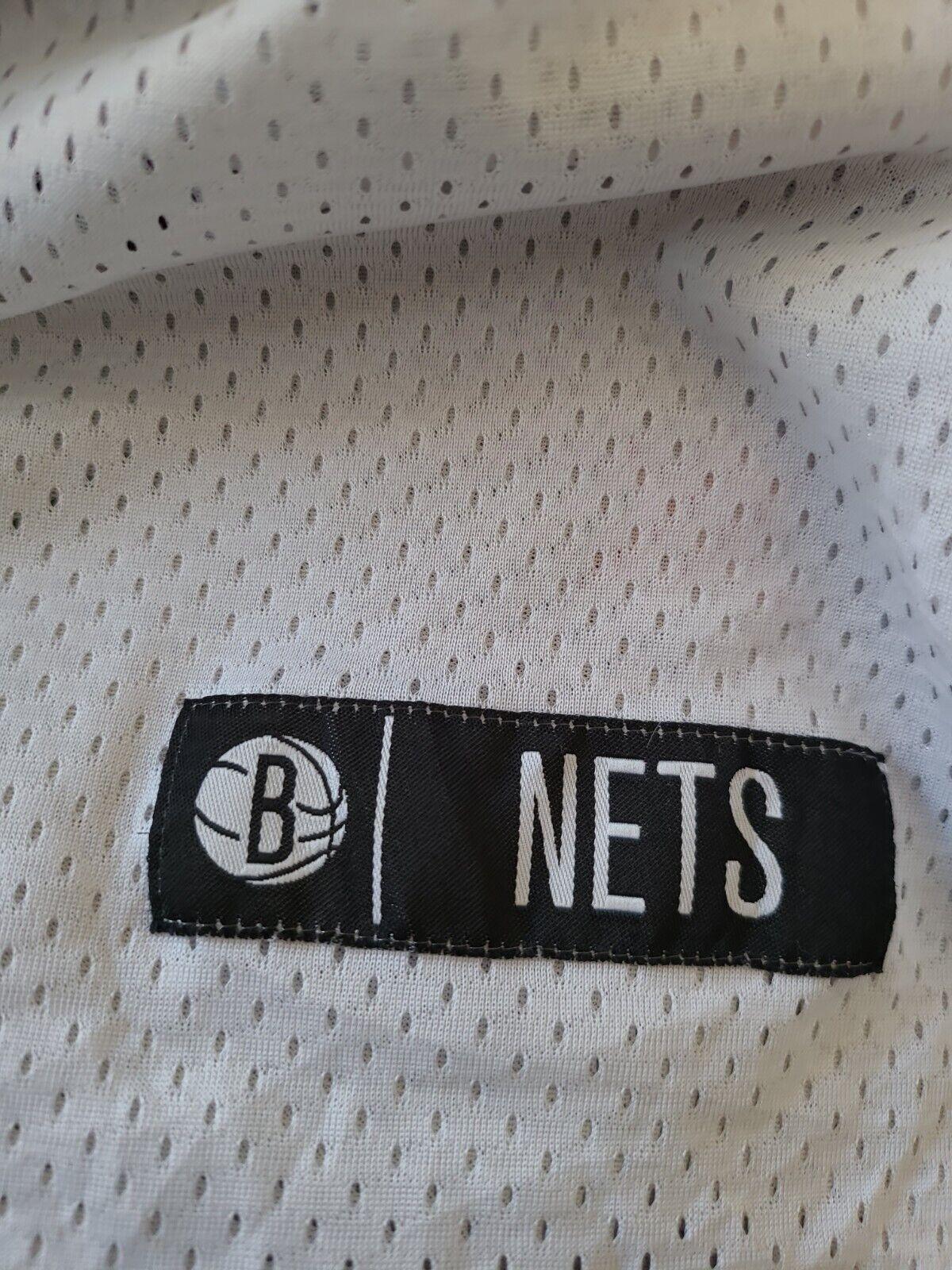 Brooklyn Nets White Scout Baseball Jersey - Size M, 42" Chest, Sporty & Stylish-USASTARFASHION