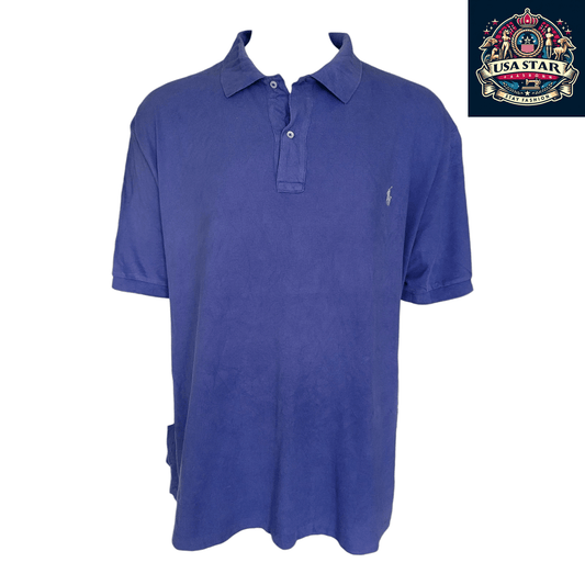 Polo Ralph Lauren Polo Shirt - Grade A Condition, Size 3XB, 100% Cotton, Breathable Comfort - USASTARFASHION