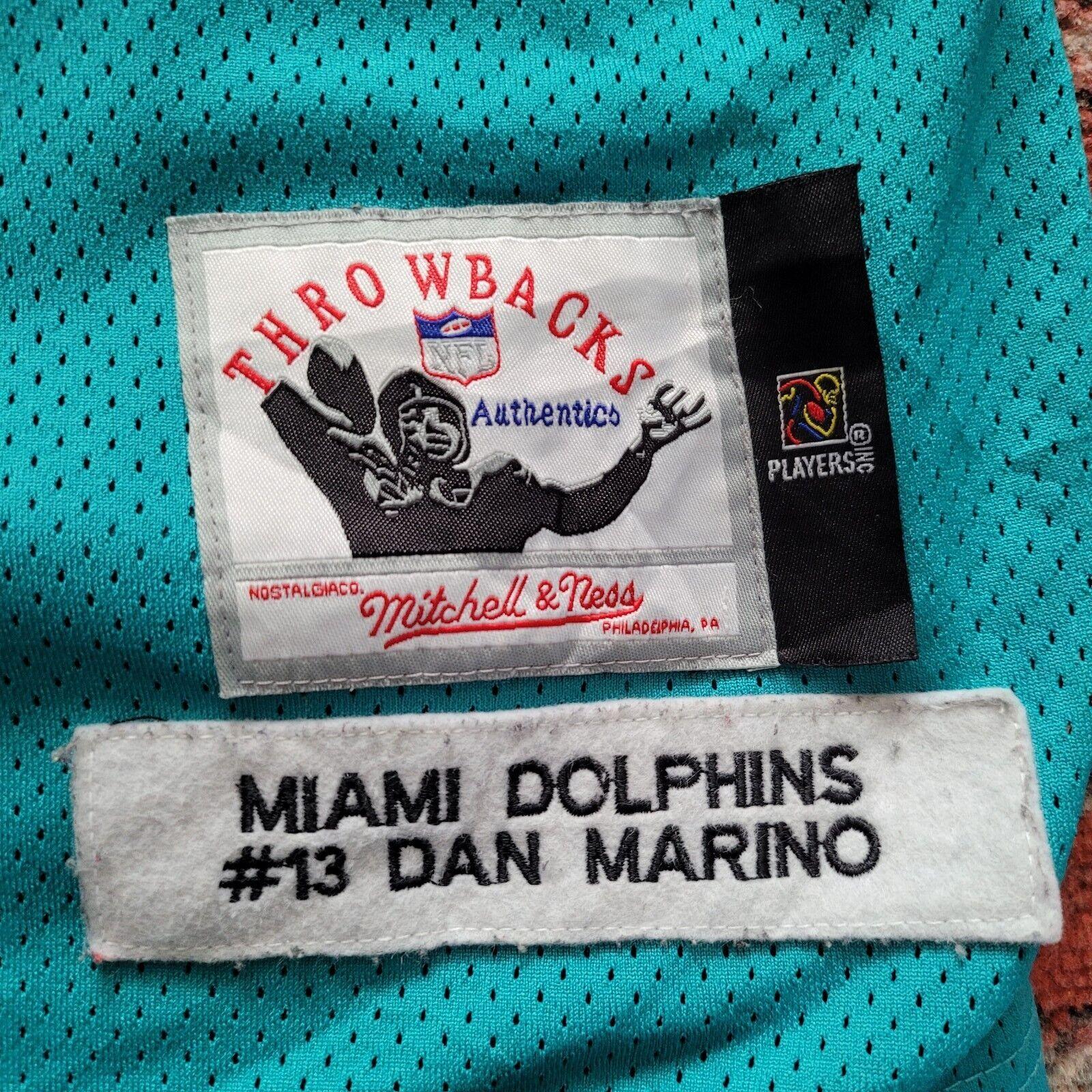 Miami Dolphins Dan Marino #13 Throwbacks Jersey Size 54 (XL)-USASTARFASHION