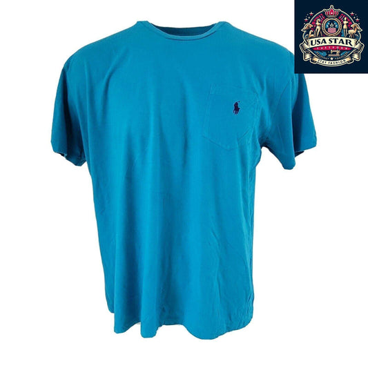 Polo Ralph Lauren T-Shirt in Multicolour, Size L - Soft Cotton Casual Wear with Round Neck Design - USASTARFASHION