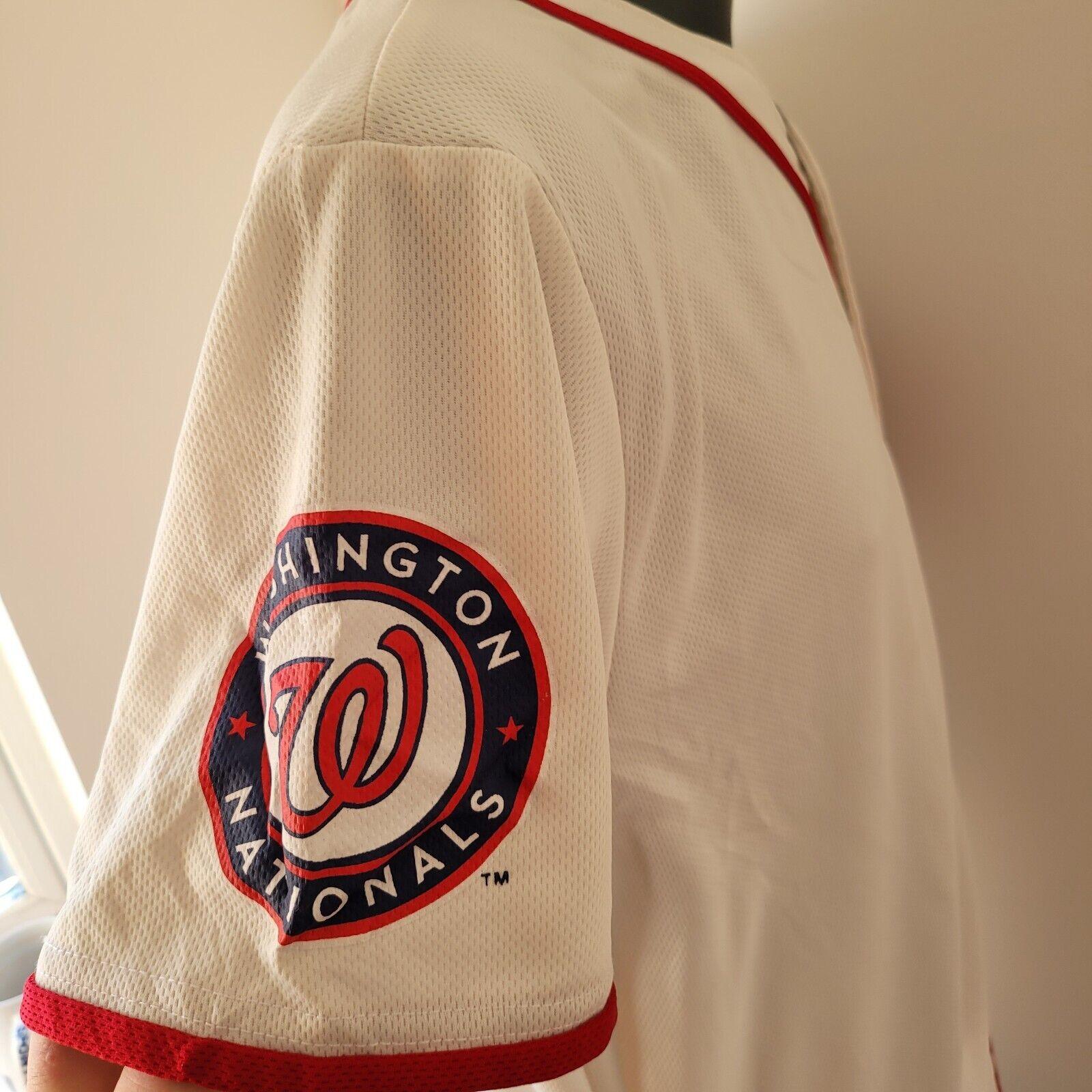 Vintage Washington Nationals MLB Jersey #5 Tombs Adult Size M-USASTARFASHION