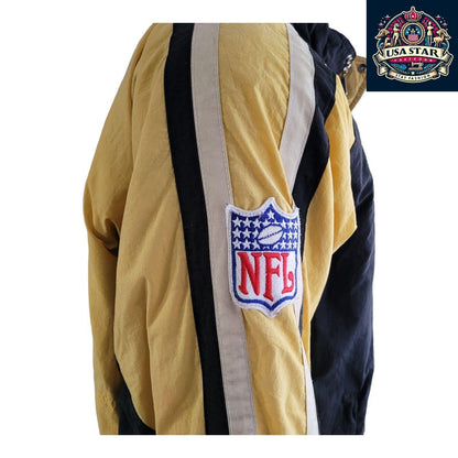 Reebok Steelers Jacket XL - Padded Insulation, Warmth, Bold Yellow & Black Team Colors - USASTARFASHION