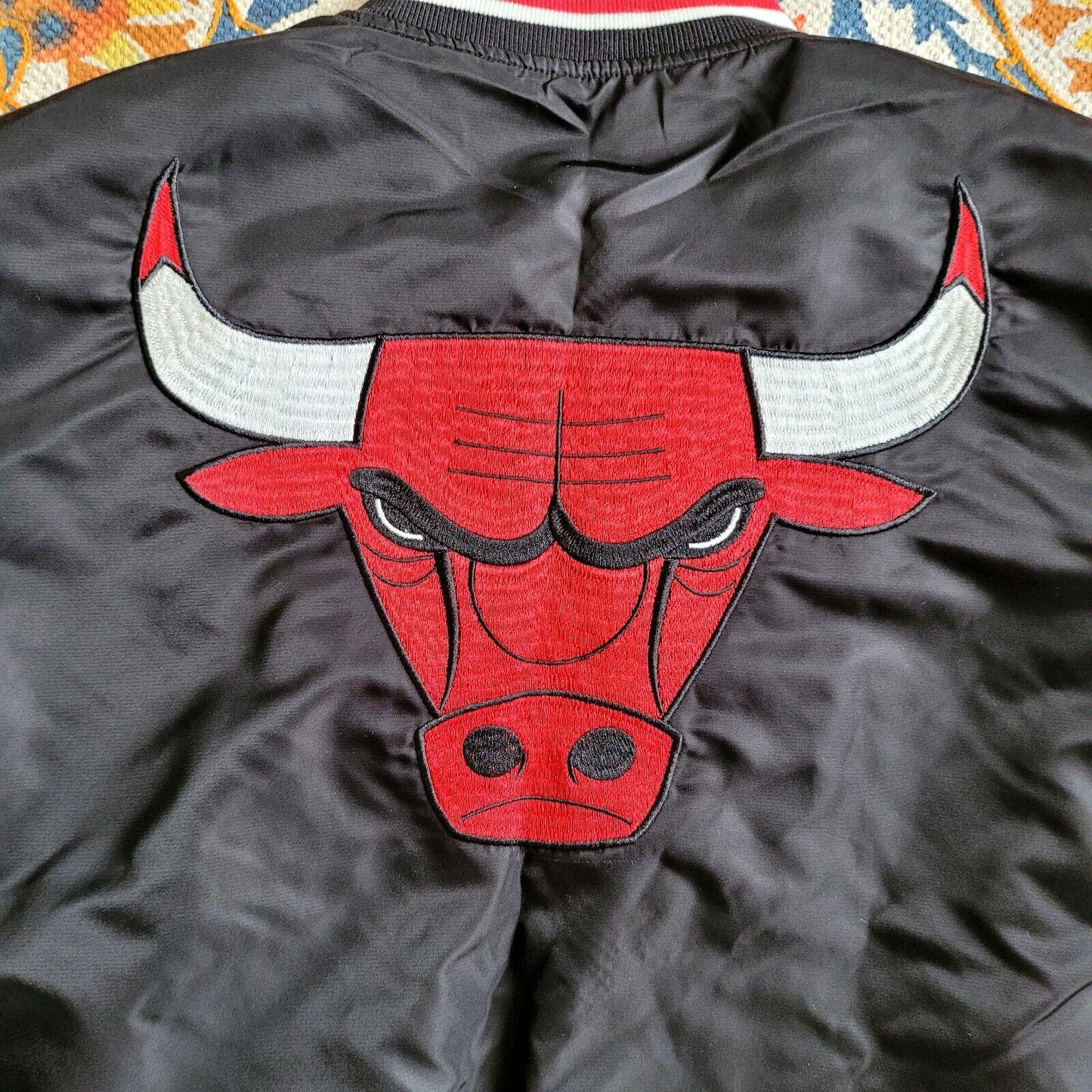 Chicago Bulls Bomber Jacket Mens Size XS NBA x Primark Lavine 8 Black Coat-USASTARFASHION