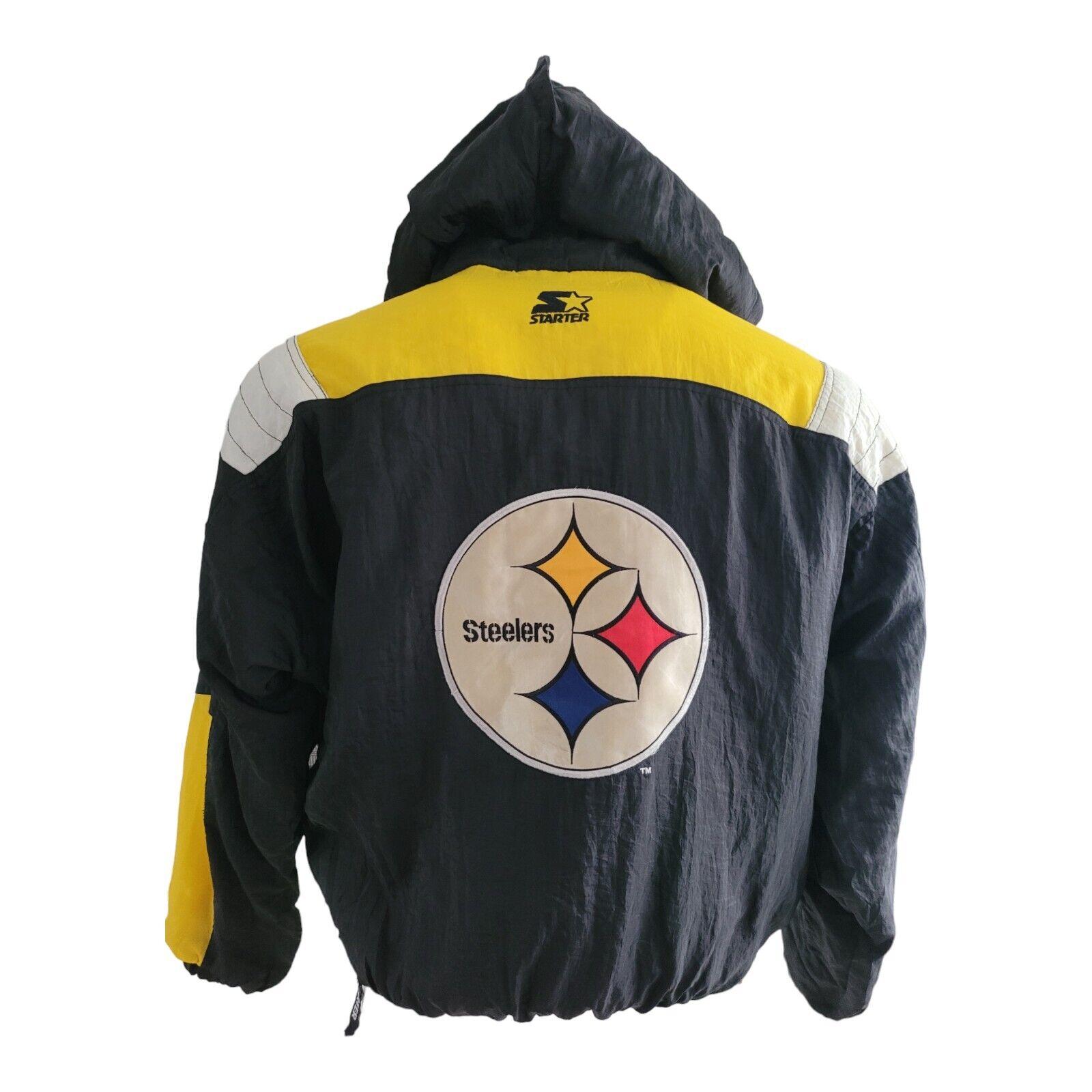 Pittsburgh Steelers NFL Pro Line Hooded Starter Jacket | Size M-USASTARFASHION