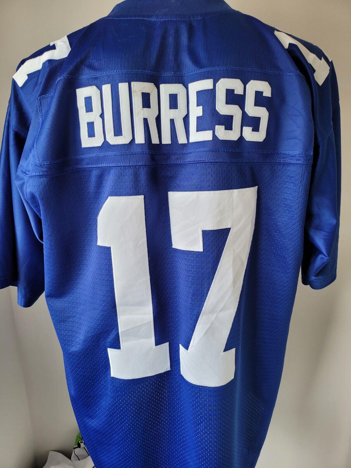 New York Giants Reebok NFL Jersey #17 Burress Classic Throwback in Rare Size L-USASTARFASHION