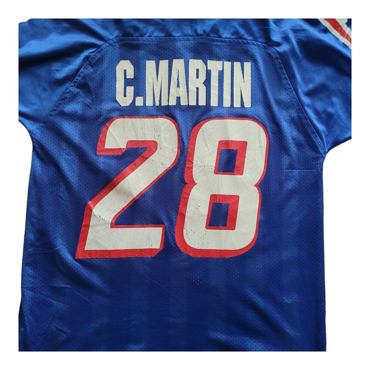 Vintage Starter NFL New England Patriots C.MARTIN #28 Football Jersey Size S/M-USASTARFASHION