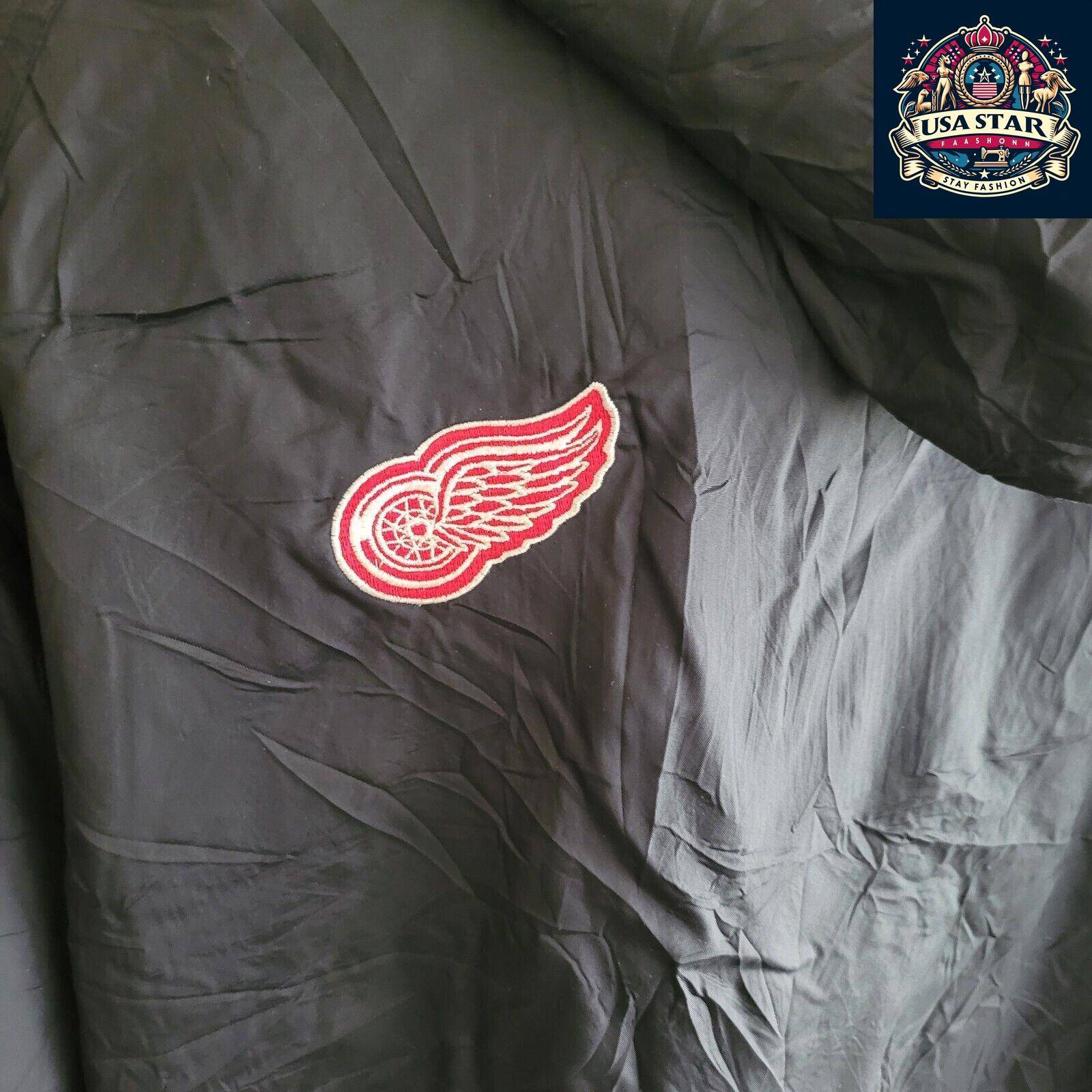 CCM Detroit Red Wings NHL Jacket Large, Comfortable Warmth, Iconic Logo, Durable Fabric, Great Fit - USASTARFASHION