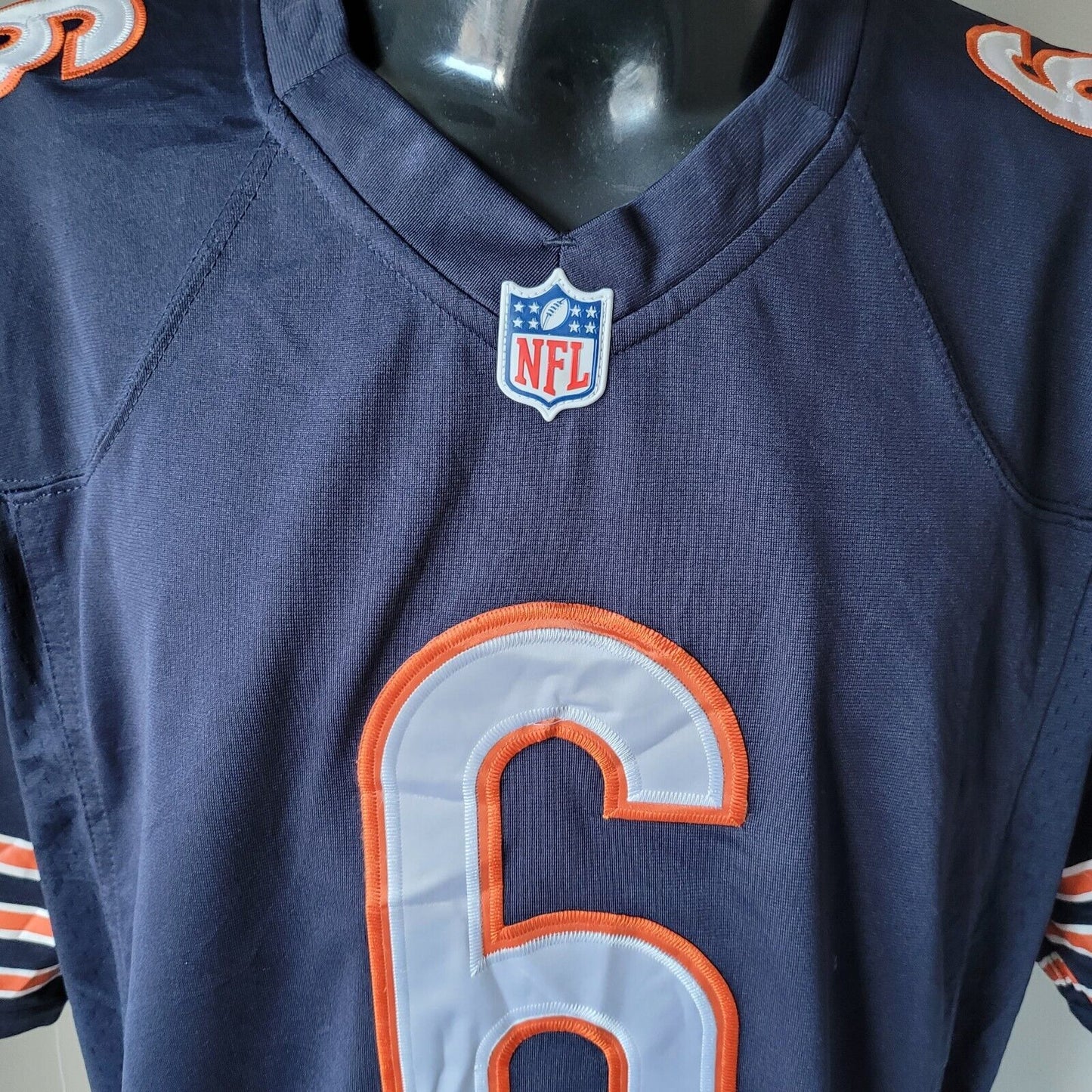 Nike Chicago Bears Jersey, Cutler #6, Men's Size XL, On Field, Like New Condition, Size 48" Chest - USASTARFASHION