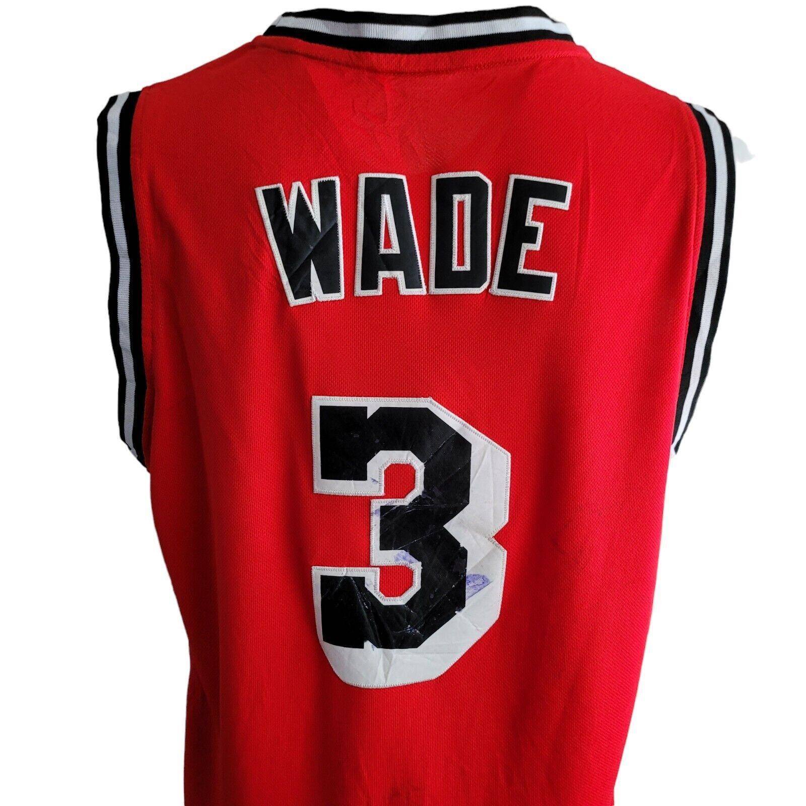 Dwyane Wade #3 Miami Heat Hardwood Classic Jersey - Authentic NBA Swingman-L-USASTARFASHION