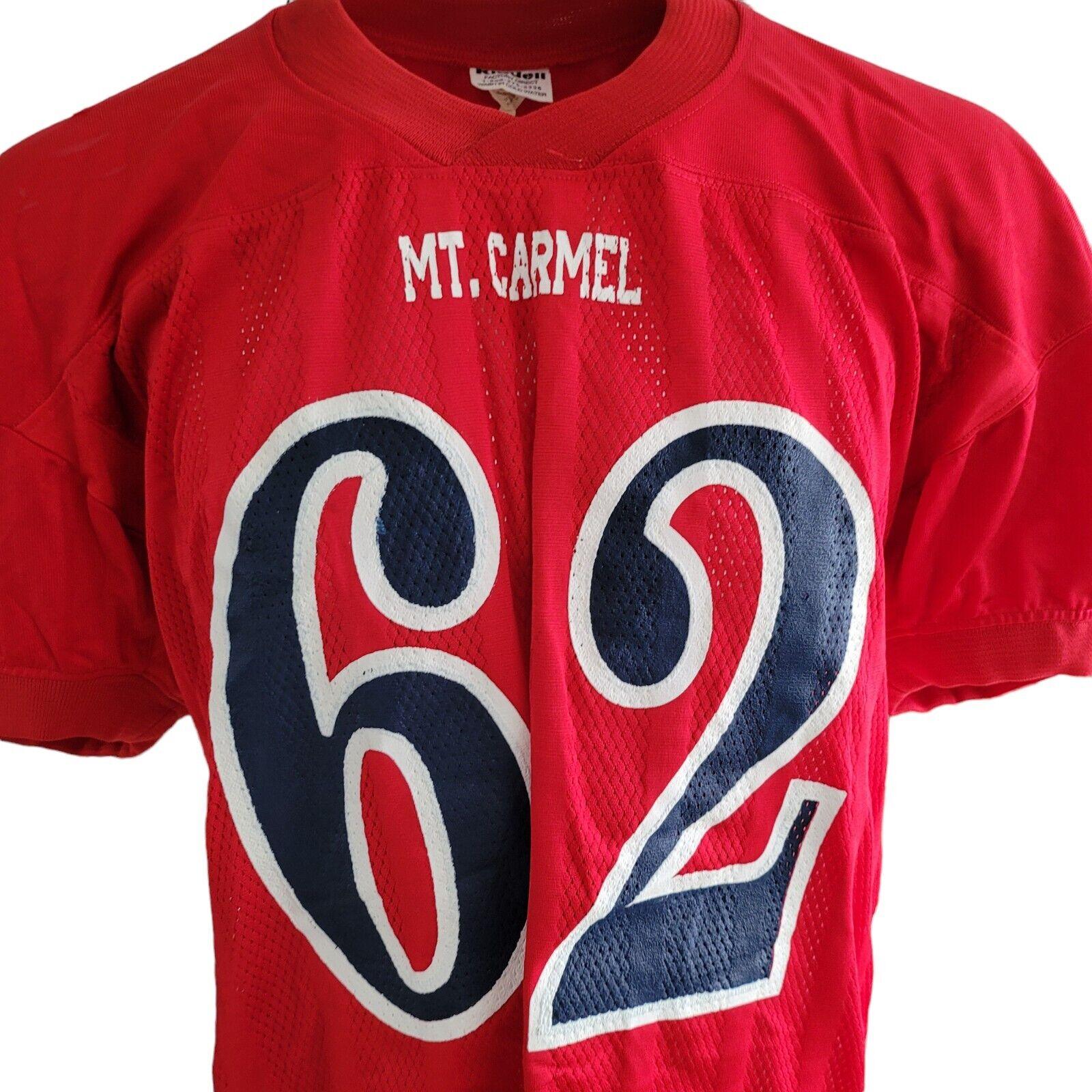 Riddell Mt Carmel #62 Football Jersey Size XL – Striking Design, Comfort Fit-USASTARFASHION