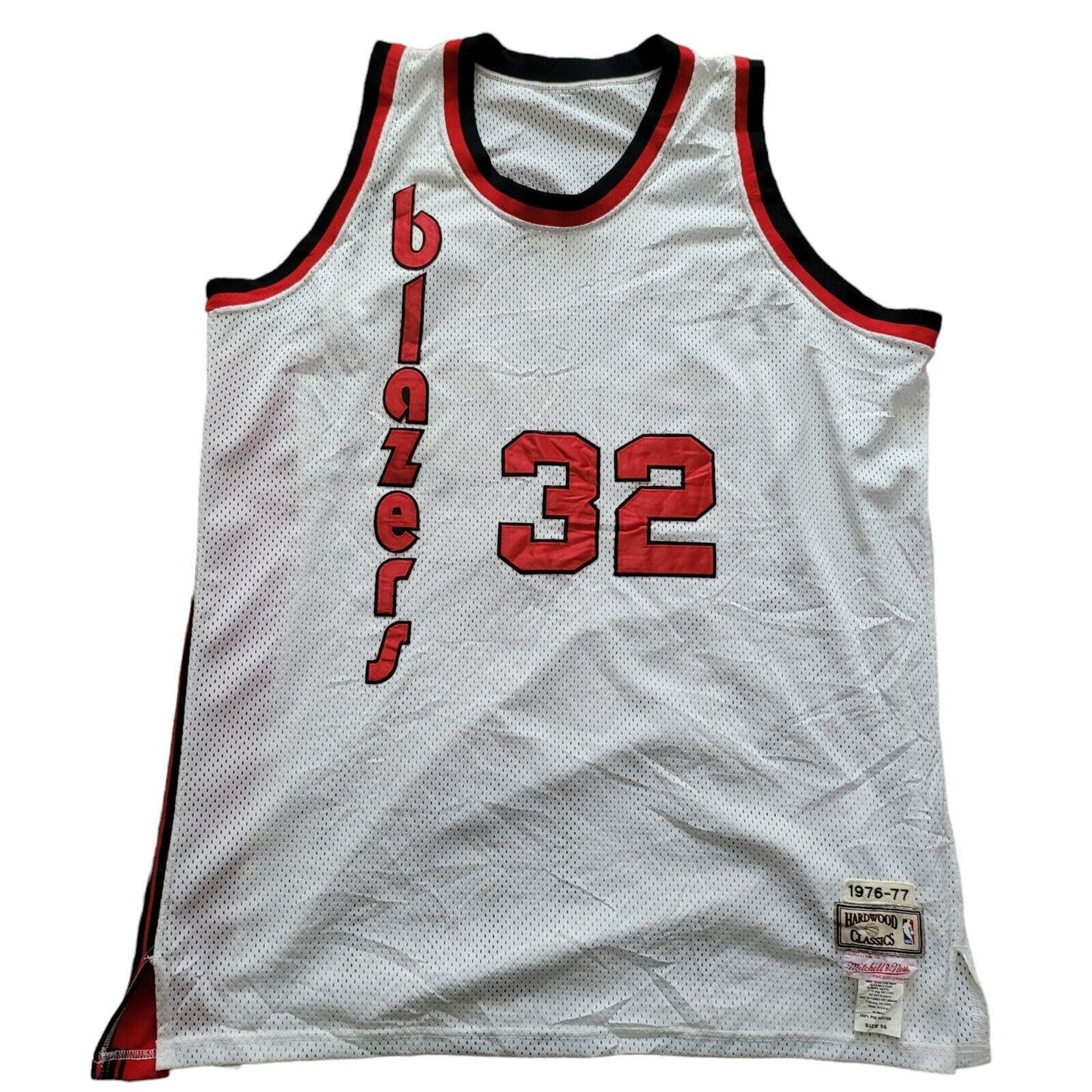 Bill Walton Portland Blazers #32 Jersey 1976-77 Size 56 Mitchell & Ness-USASTARFASHION