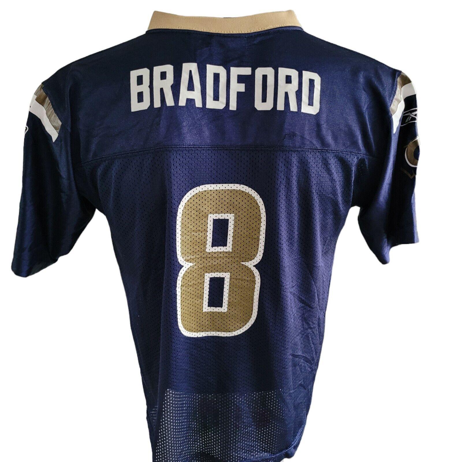 NFL St. Louis Rams #8 Bradford Youth Football Jersey - Reebok Official Licensed Kit-USASTARFASHION