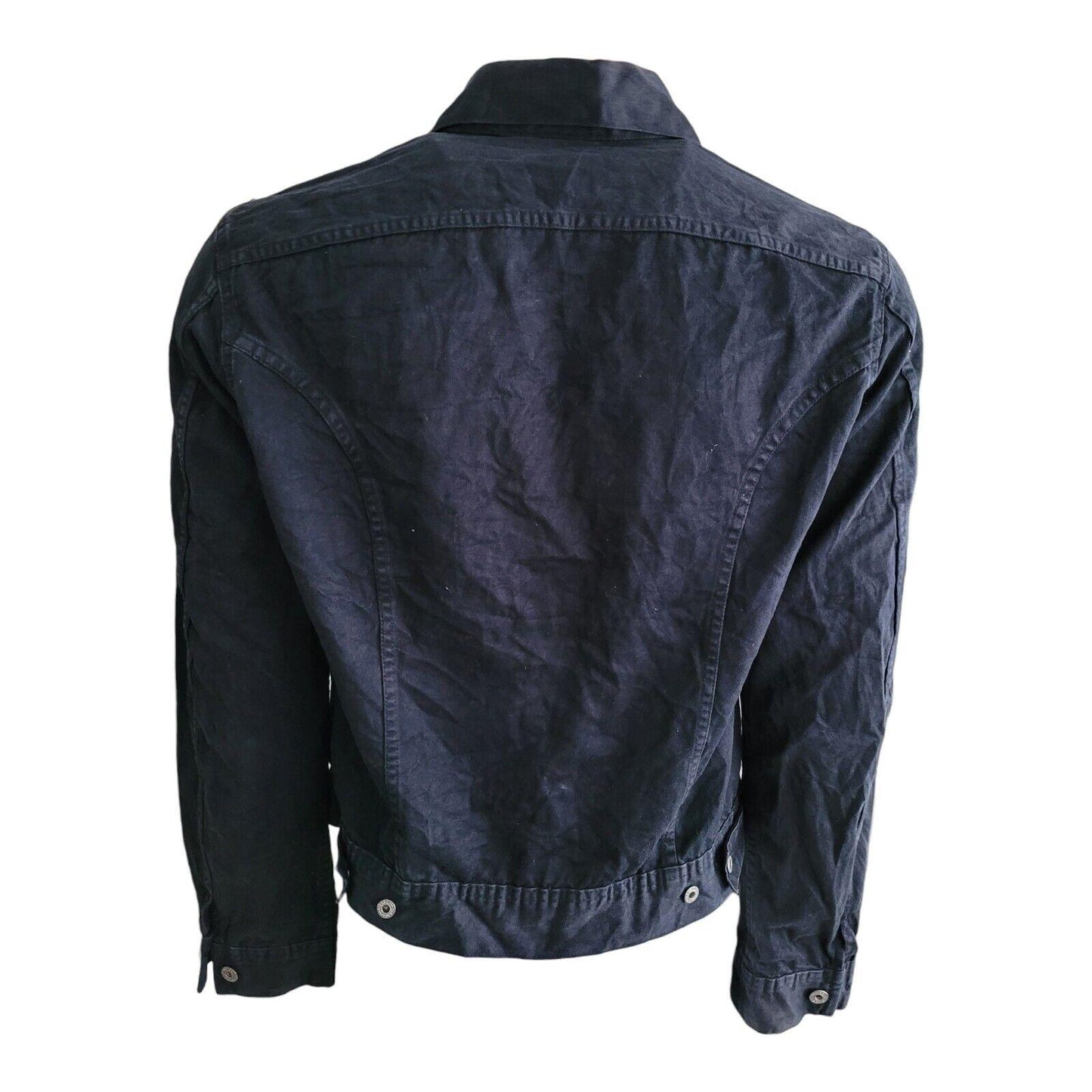 Diesel Raw Men's Jacket - Size L (Fits Like M) | Snug Fit, Standout Design | 23" Pit-to-Pit-USASTARFASHION