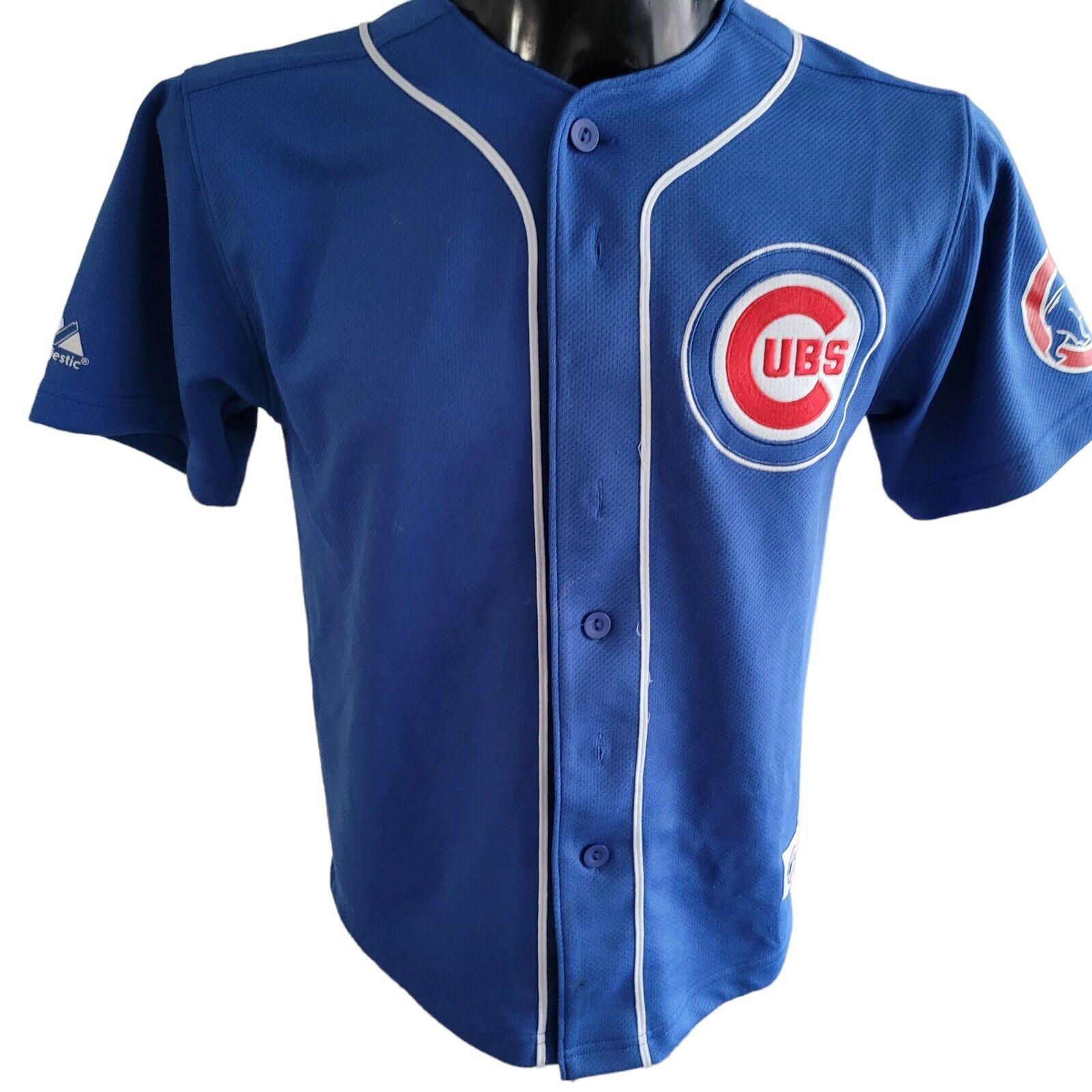 Majestic Chicago Cubs #1 Fukudome Youth L Baseball Jersey - Iconic Blue Color-USASTARFASHION