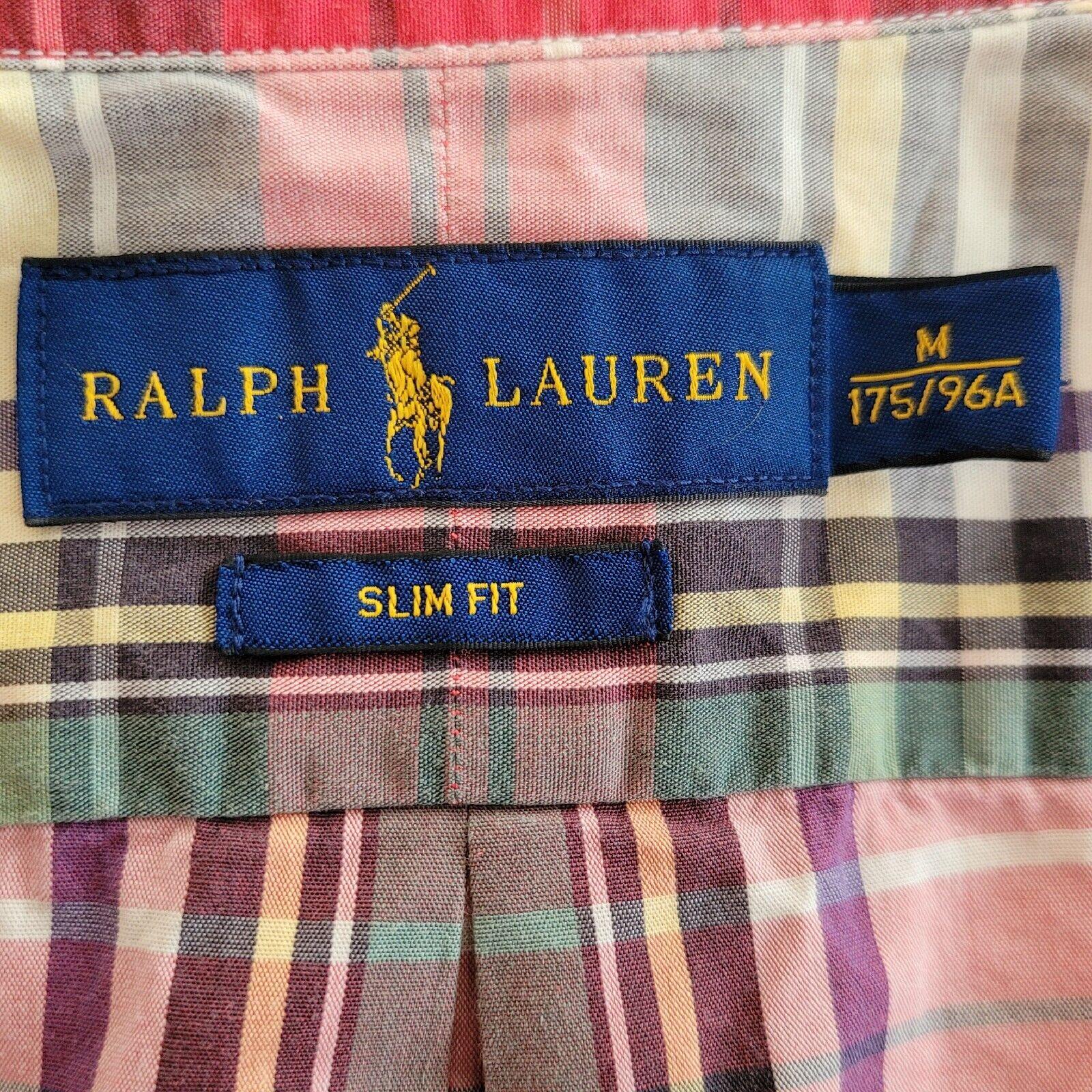 Ralph Lauren Polo Shirt - Slim Fit Medium, 38" Chest, Vintage Grade A Quality, 31" Length-USASTARFASHION