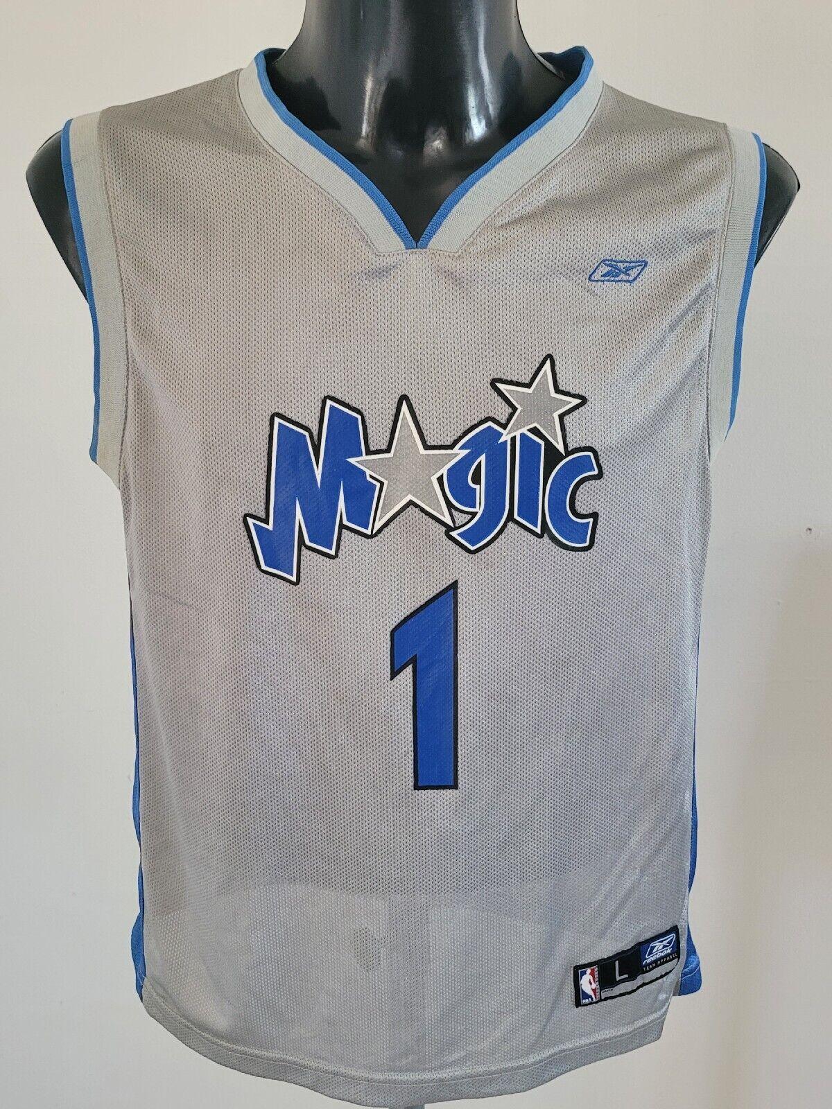 Reebok Orlando Magic Tracy McGrady #1 Youth Jersey - Size L (14-16)-USASTARFASHION