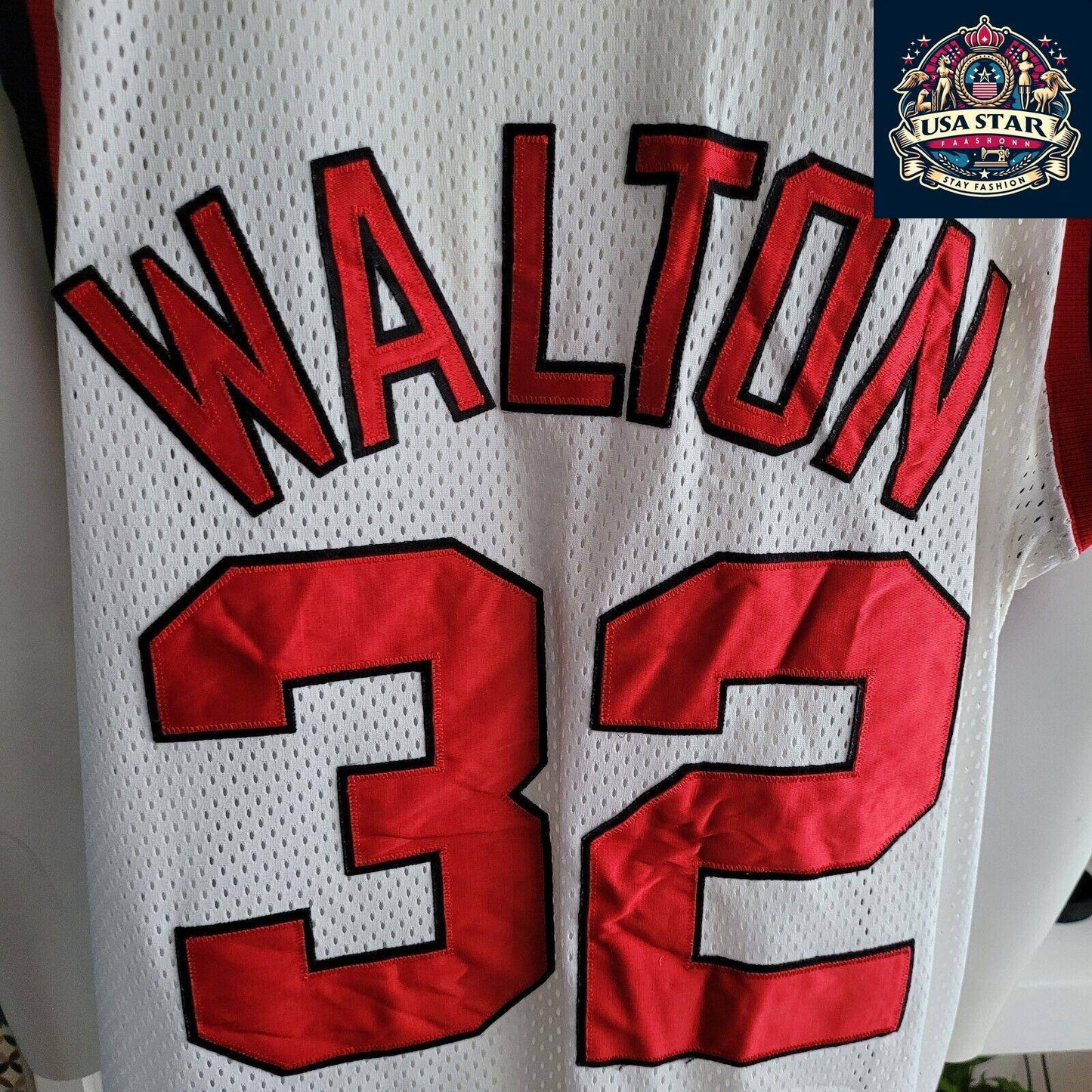 Bill Walton Jersey Portland Trail Blazers #32 Mitchell & Ness Hardwood Classics 1976-77 Size 56 - USASTARFASHION