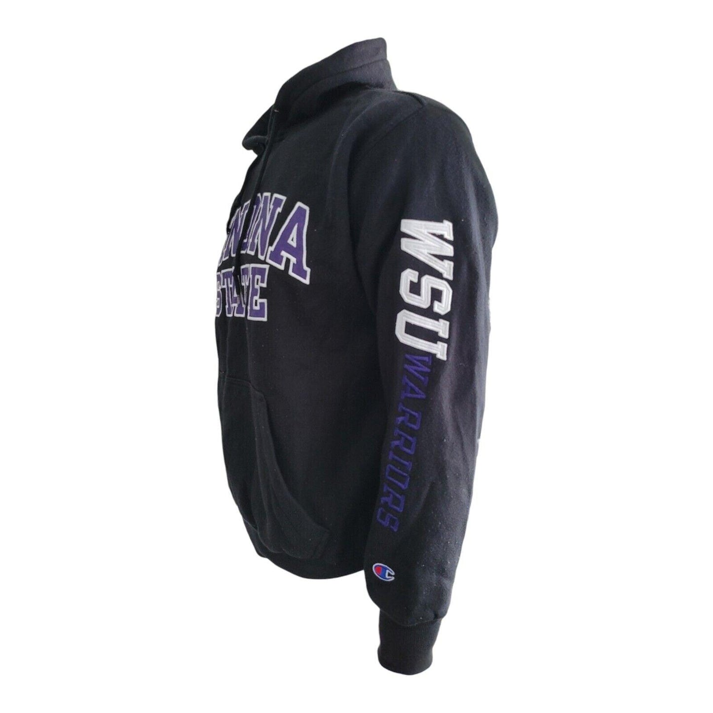 Winona State Warriors Champion Hoodie Size Large Unisex NCAA Minnesota S Official - 2 Pockets-USASTARFASHION