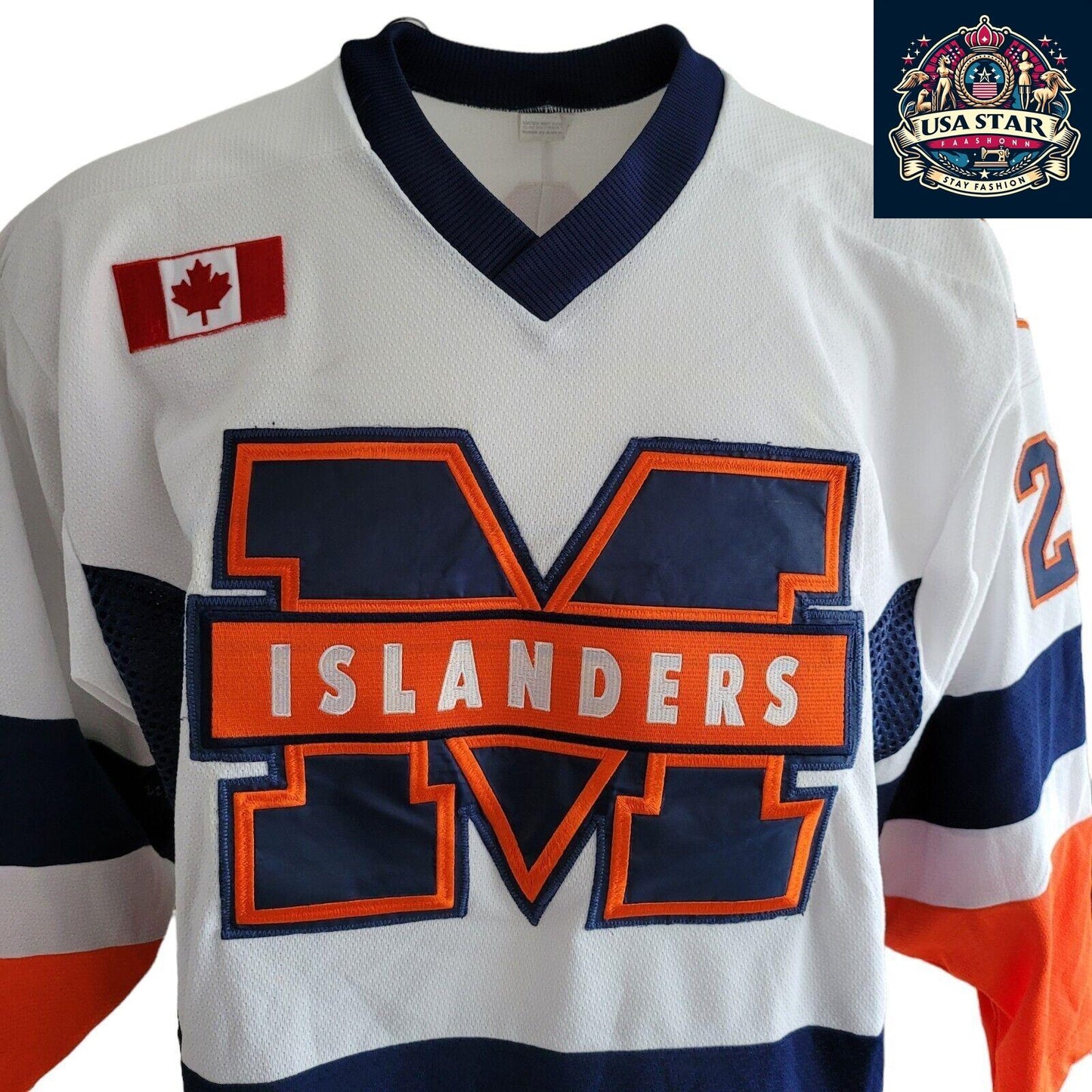 New York Islanders Jersey Nicholson #24 Adult Size L - Authentic Team Spirit Apparel - USASTARFASHION