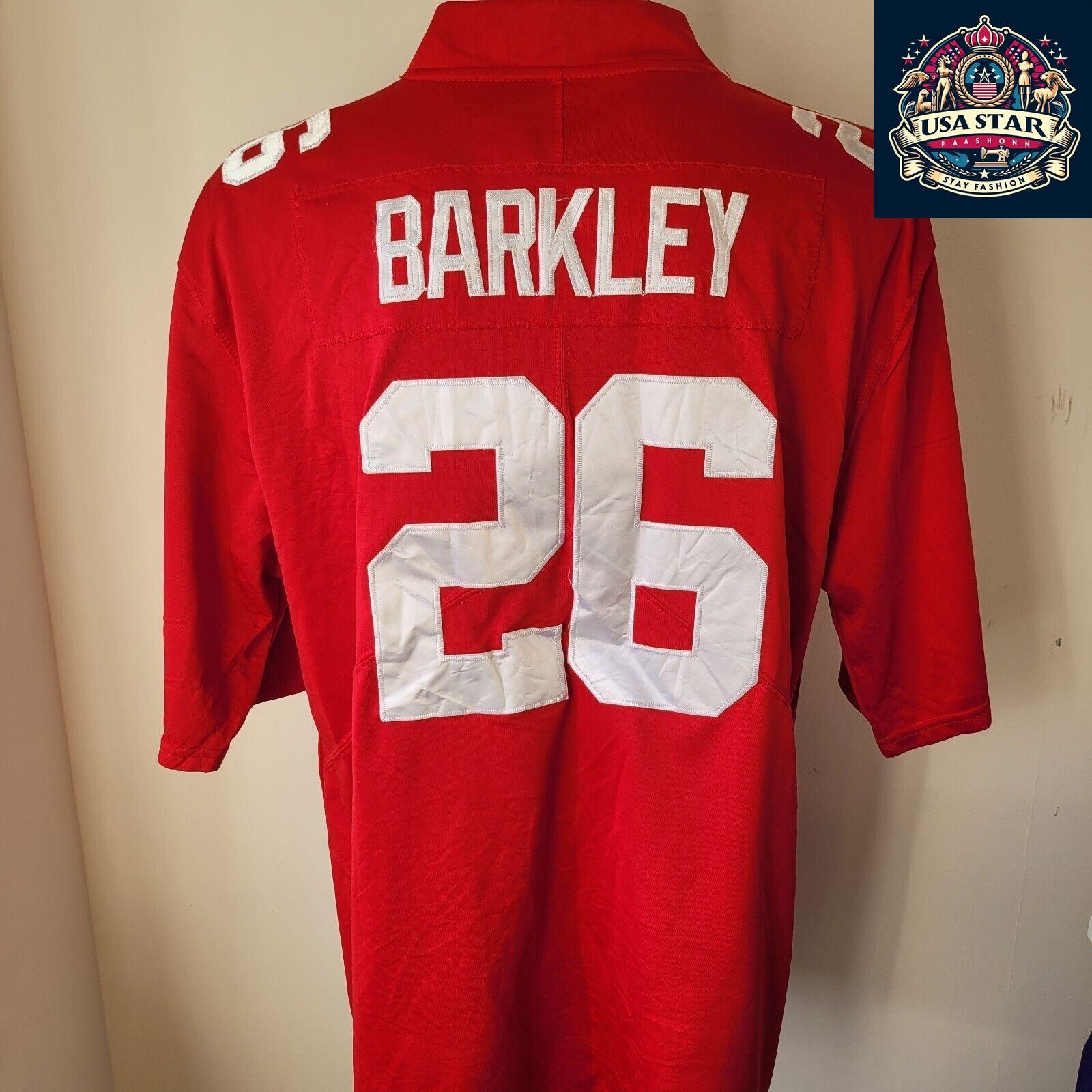 Saquon Barkley Jersey #26 New York Giants XL Red | Authentic NFL On-Field Design by Nike - USASTARFASHION