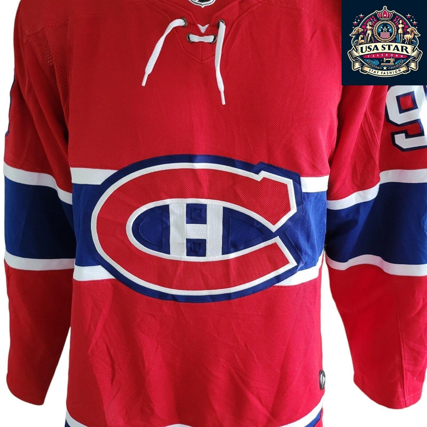 Adidas Montreal Canadiens Jersey Tatar #90 NHL Men's Size L - Durable, Breathable Fan Gear - USASTARFASHION