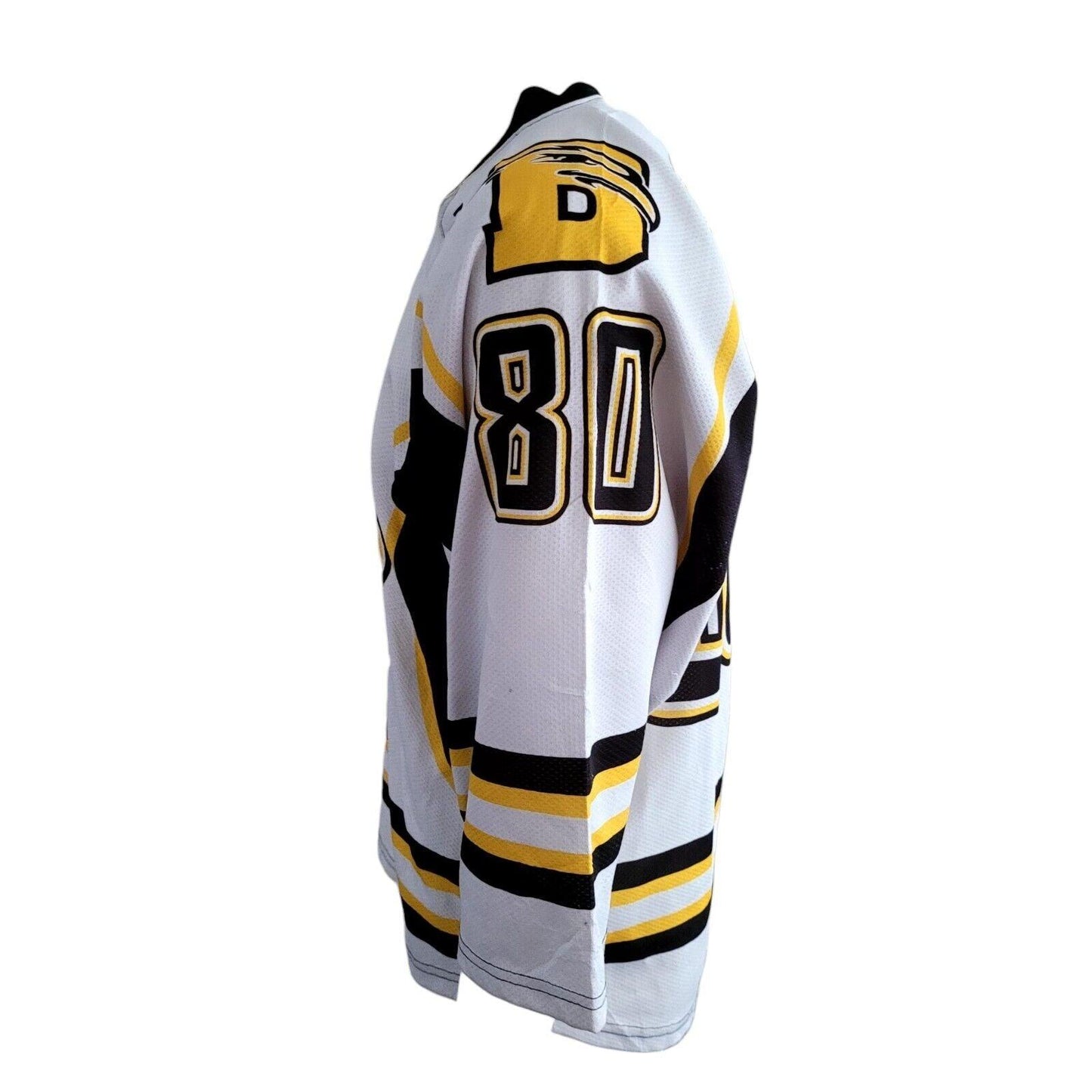 MNM Hockey Club Jersey for Goalie S - Breathable Mesh, Eagle Design - No. 80 - Desjardins Sponsor-USASTARFASHION