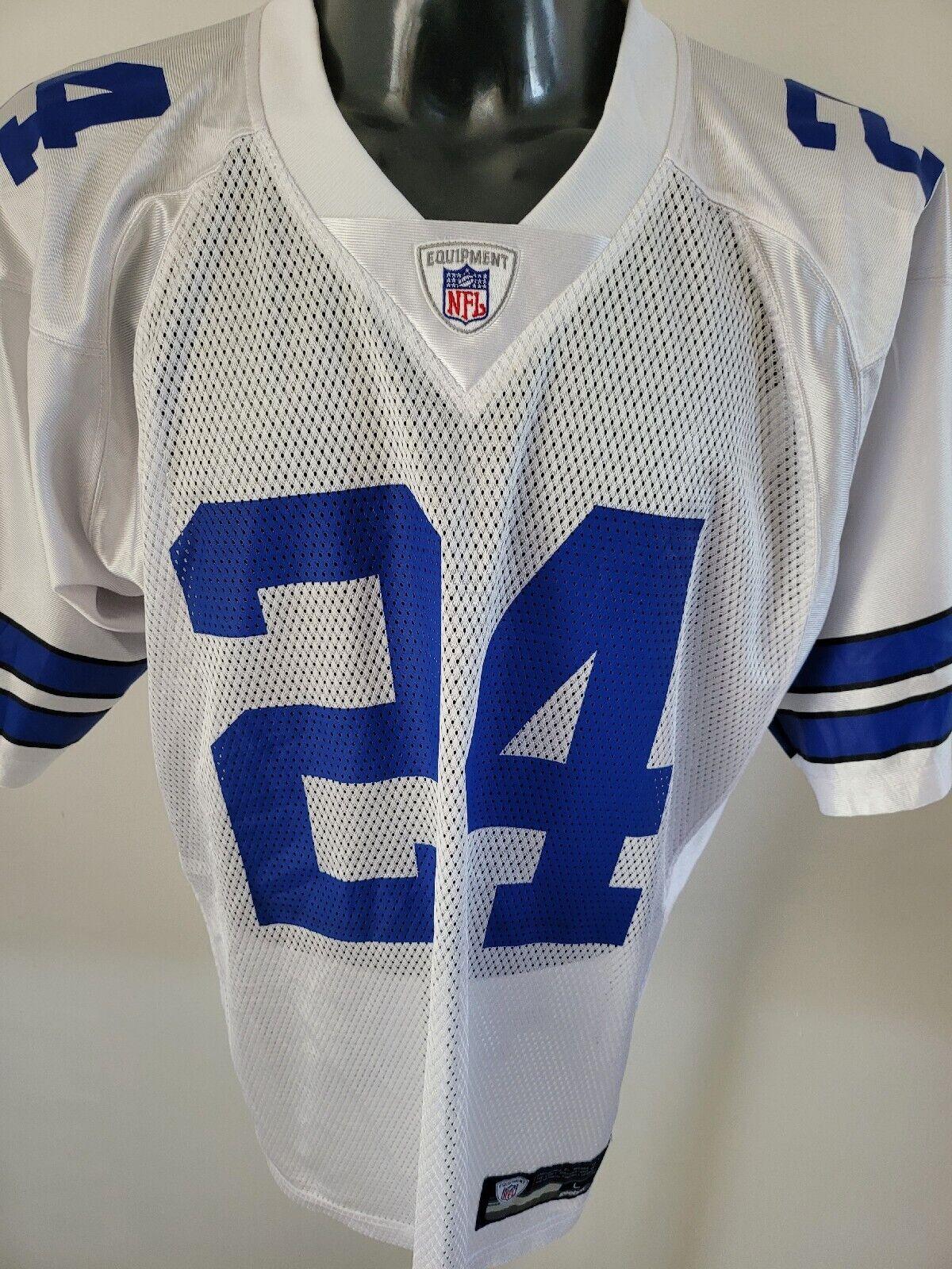 Dallas Cowboys #24 Barber Reebok NFL Jersey - Men's Size Large - Authentic Team Apparel-USASTARFASHION