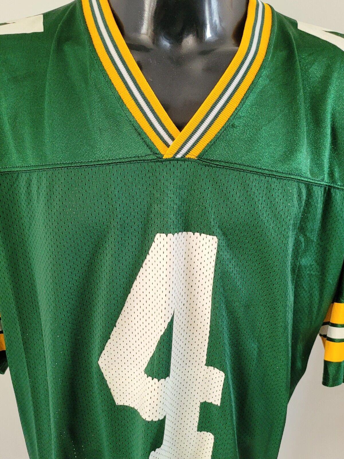 NFL Brett Favre #4 Green Bay Packers Football Jersey Mens X-Large 48 Jersey...-USASTARFASHION