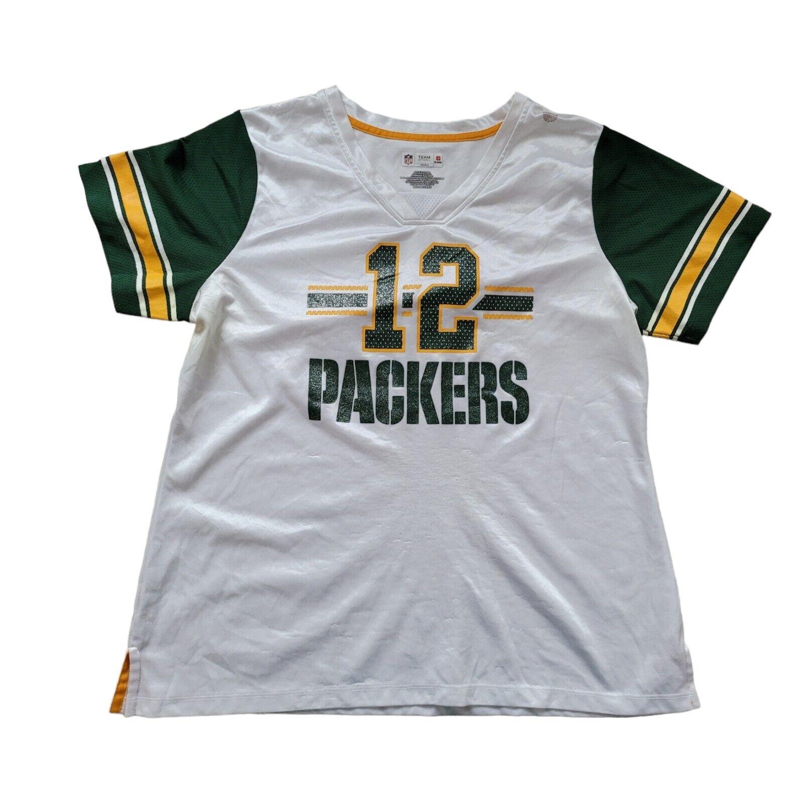 Reversible Green Bay Packers Jersey | Size XXL Women's NFL Top-USASTARFASHION