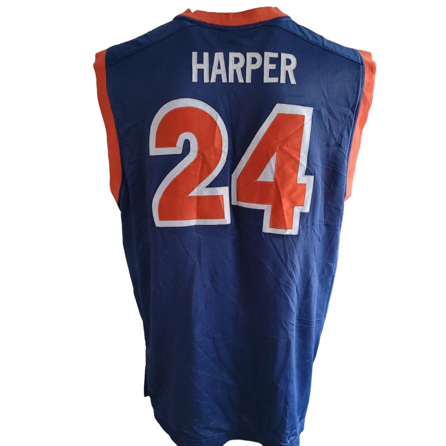 Virginia.#34 Harper AND1 Basketball Jersey - Navy (Size XL)-USASTARFASHION