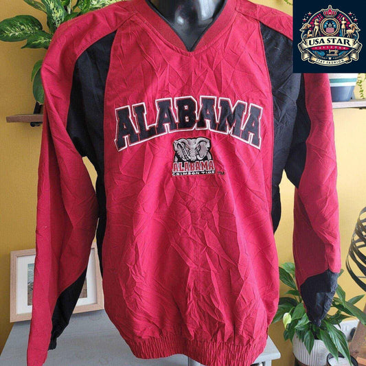 Authentic Starter Alabama Crimson Tide Jacket, Medium Size, Lightweight, Grade A Quality, Stylish Design - USASTARFASHION