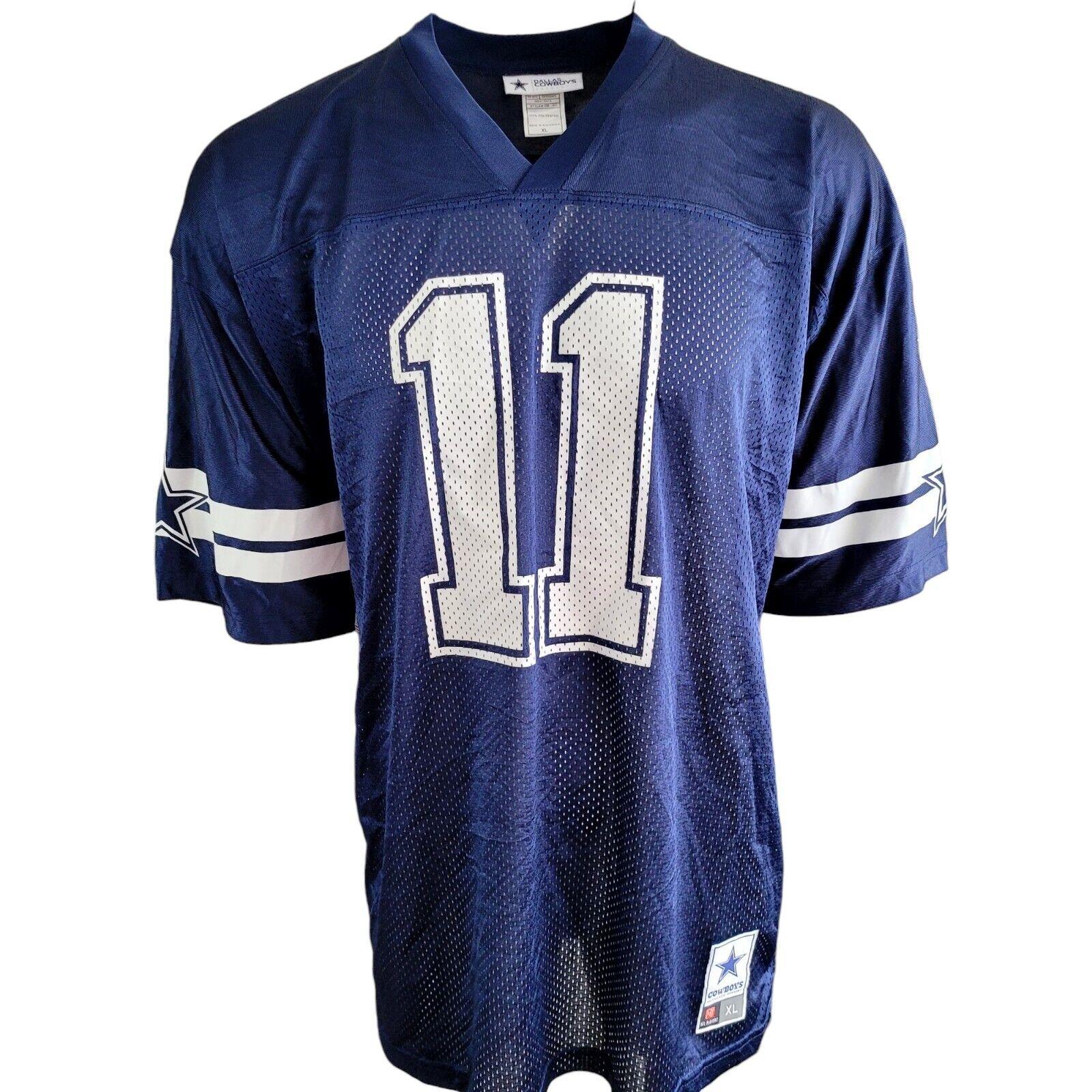 Vintage Cole Beasley #11 Dallas Cowboys Football Jersey - Men's XL Official NFL Retro Fan Gear-USASTARFASHION