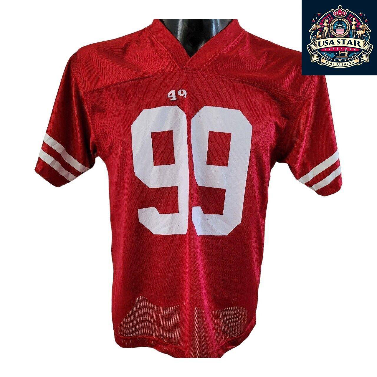 Youth San Francisco 49ers Jersey DeForest Buckner 99 - Comfortable Fit, Iconic Red Design - USASTARFASHION