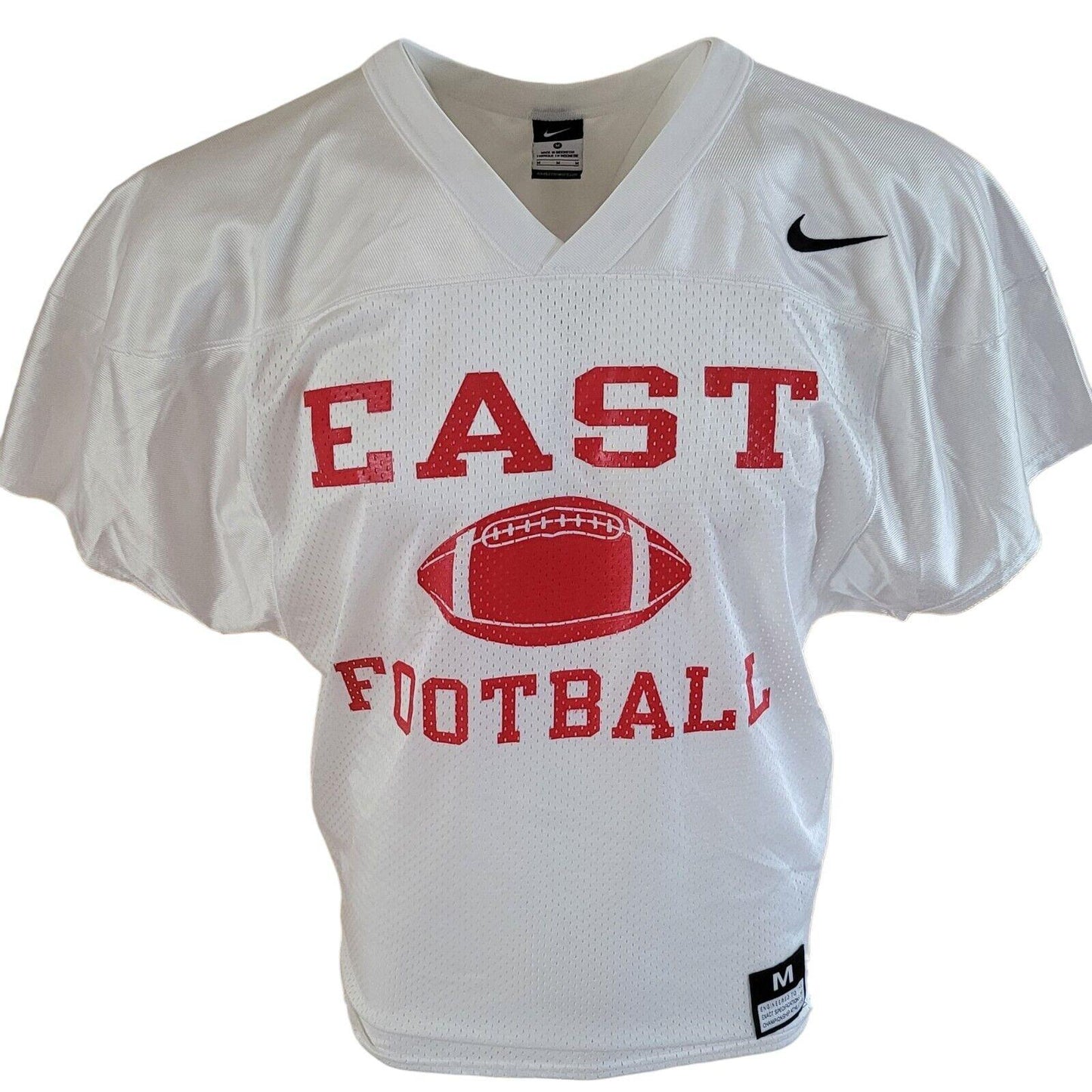 Nike East Football American Jersey White Size M | Vintage Grade A, Iconic Team Emblem, Durable Quality-USASTARFASHION