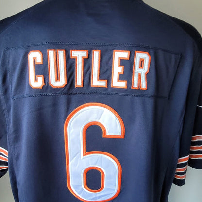 Nike Chicago Bears Jersey, Cutler #6, Men's Size XL, On Field, Like New Condition, Size 48" Chest - USASTARFASHION