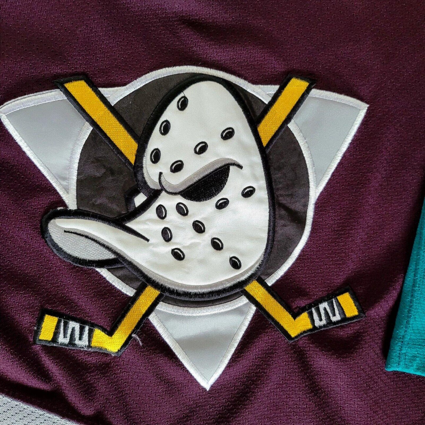 NFL Nike Mighty Ducks 1992 Film Maroon Hockey Jersey - Youth L/XL-USASTARFASHION