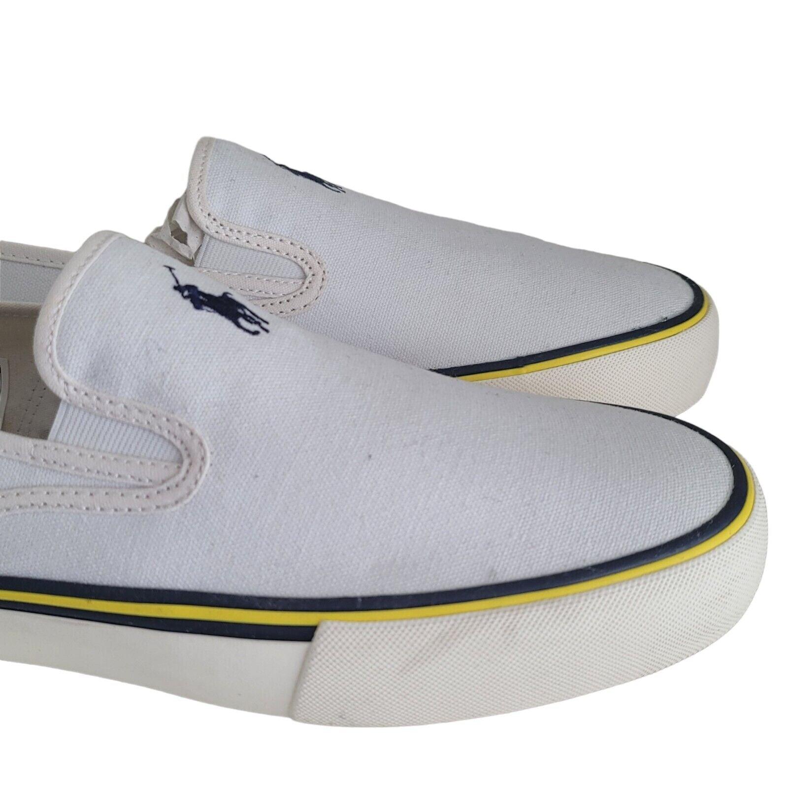 Ralph Lauren Men's White Pumps | UK Size 10 | Cushioned Insole & Classic Silhouette-USASTARFASHION