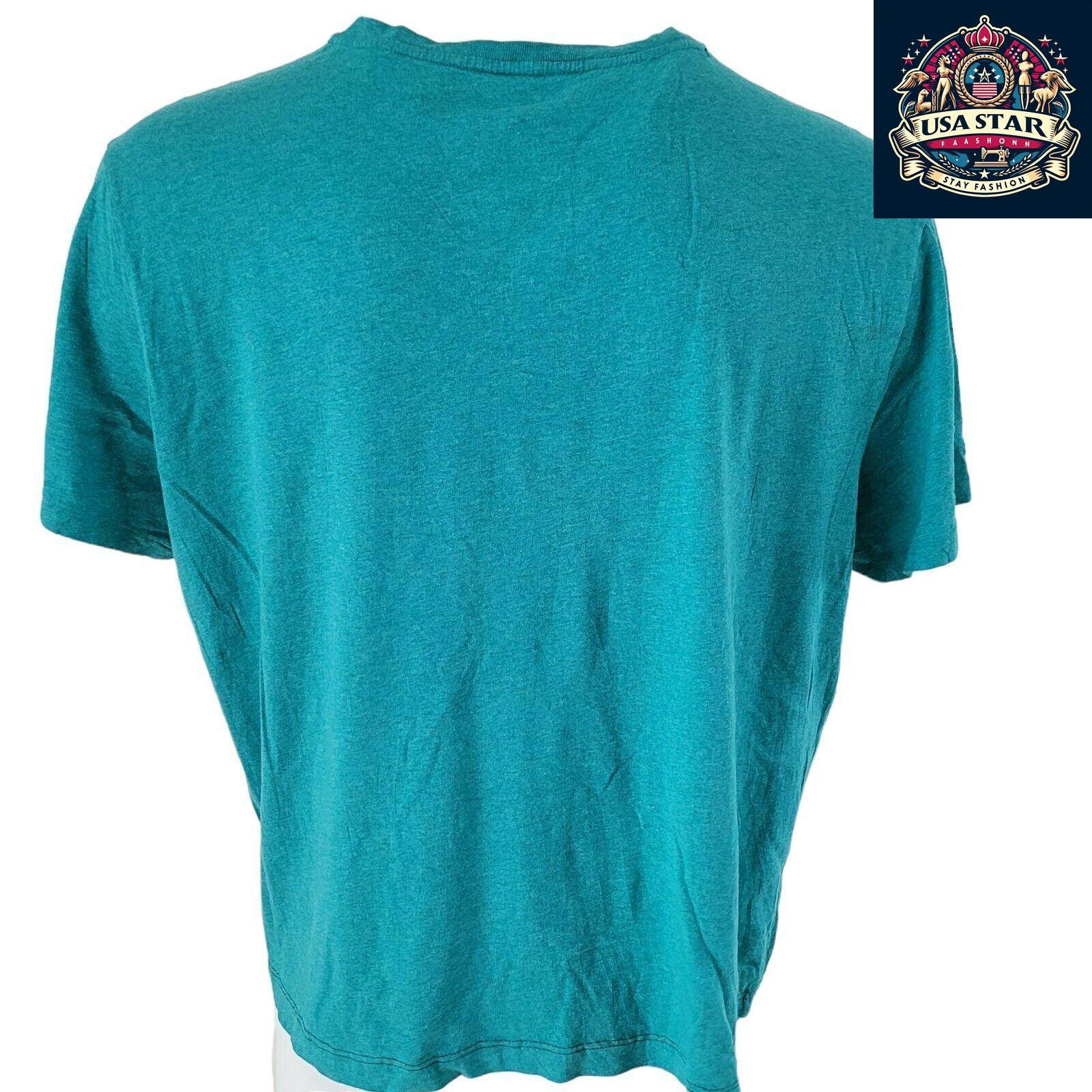 Polo Ralph Lauren V-Neck T-Shirt in XL Soft Cotton, Iconic Logo, Classic Design for Every Occasion - USASTARFASHION