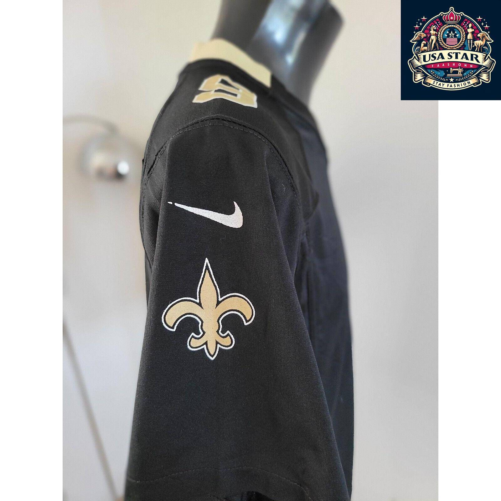 Drew Brees #9 New Orleans Saints Youth Jersey Shirt in Brown – Nike Durable Activewear for Kids - USASTARFASHION