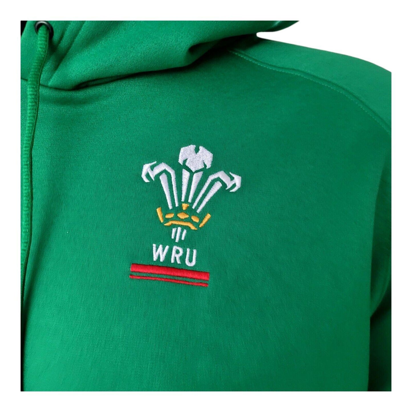 Under Armour Welsh Rugby Union WRU Hoodie Green Pullover Men's Size X-Large