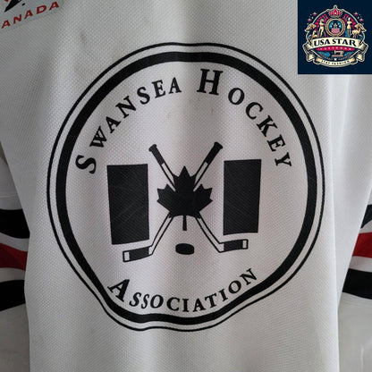 FORCE McDONALD Adult Size M Swansea Hockey Jersey with Team Canada Logos, Comfortable Fit - USASTARFASHION